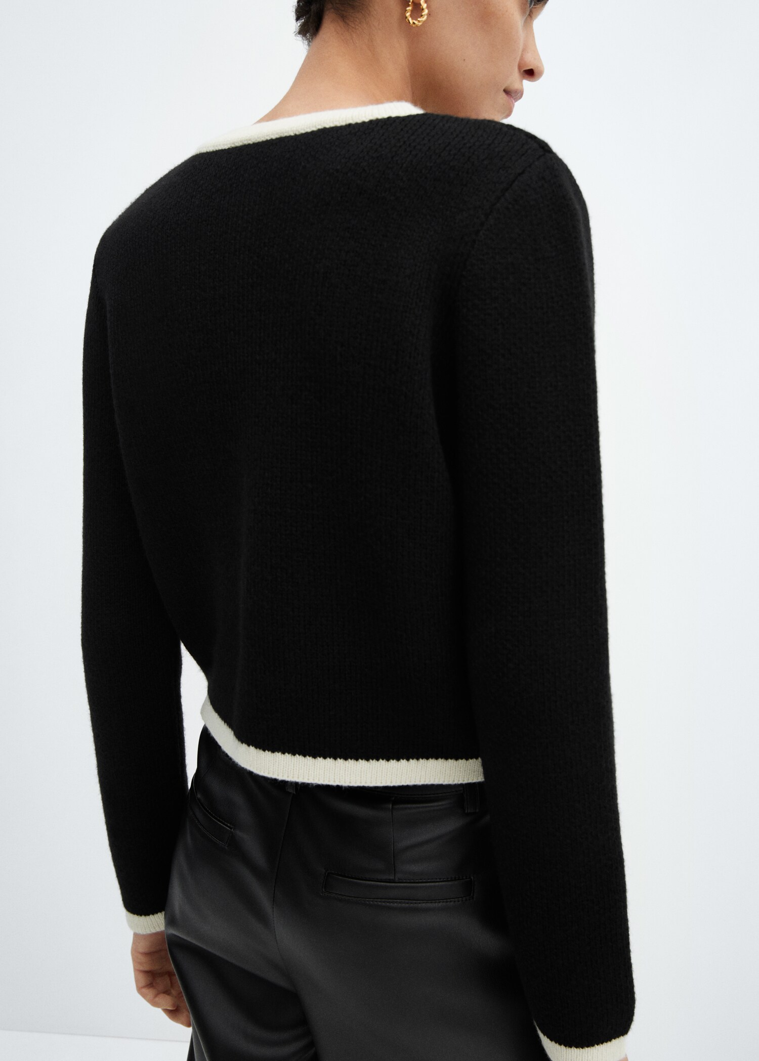 Chaqueta punto botones - Reverso del artículo