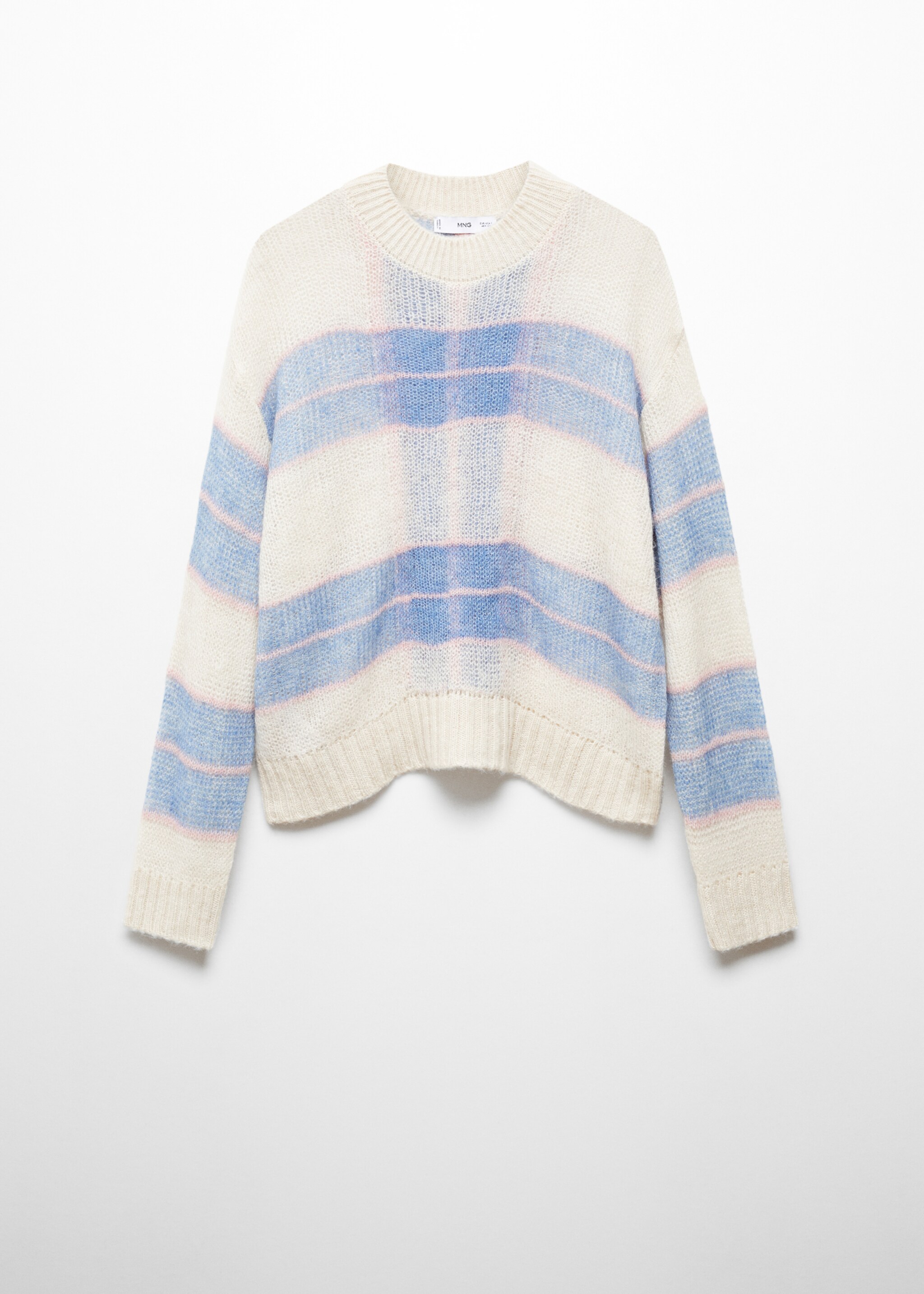 Checks knitted sweater - Article without model