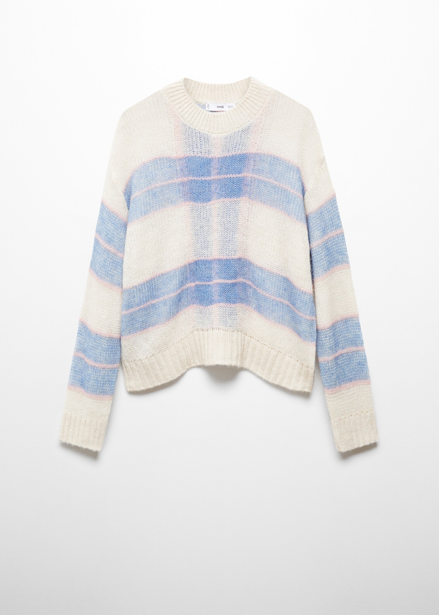 Checks knitted sweater - Article without model