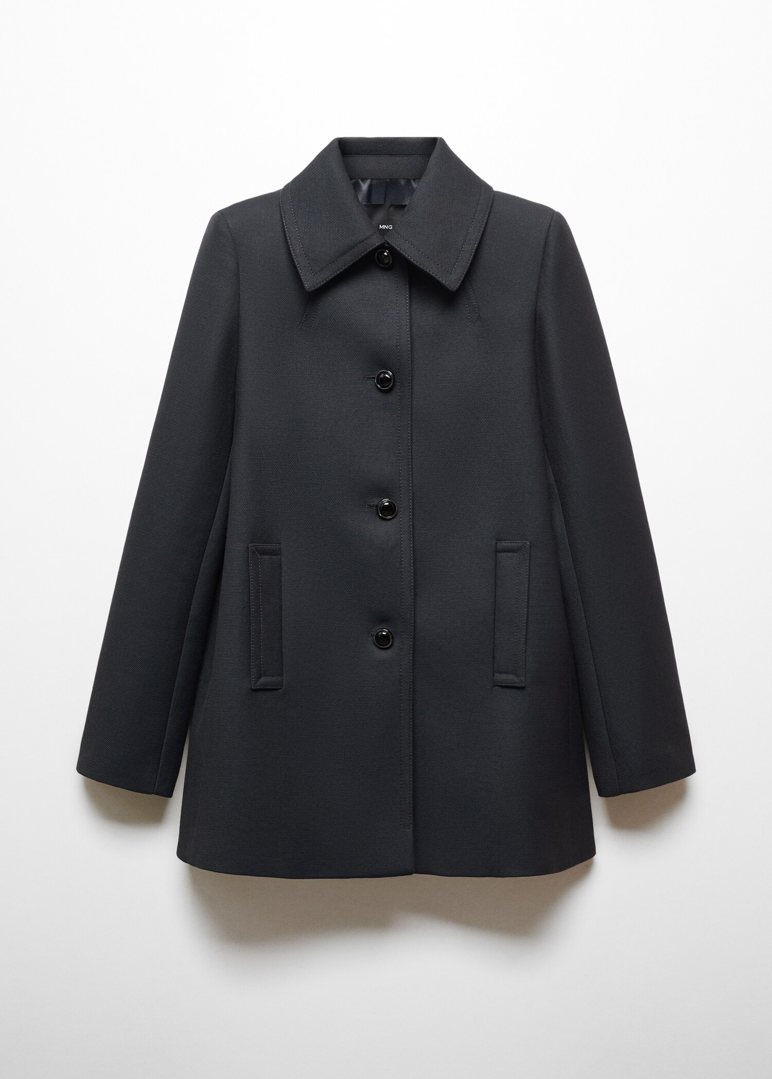 Manteau boutons col chemise - Article sans modèle