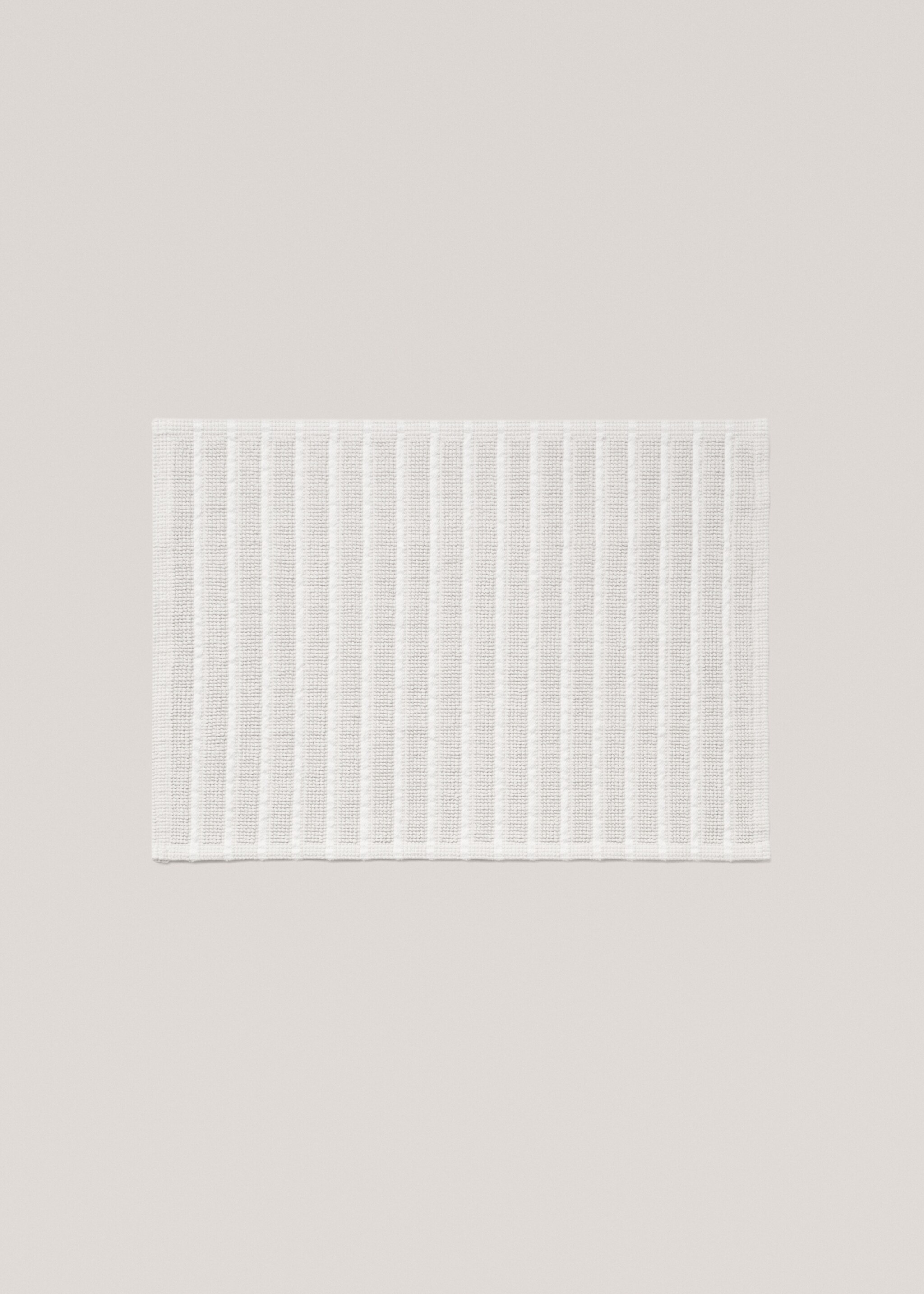 Tappeto da bagno bouclé righe - Articolo senza modello