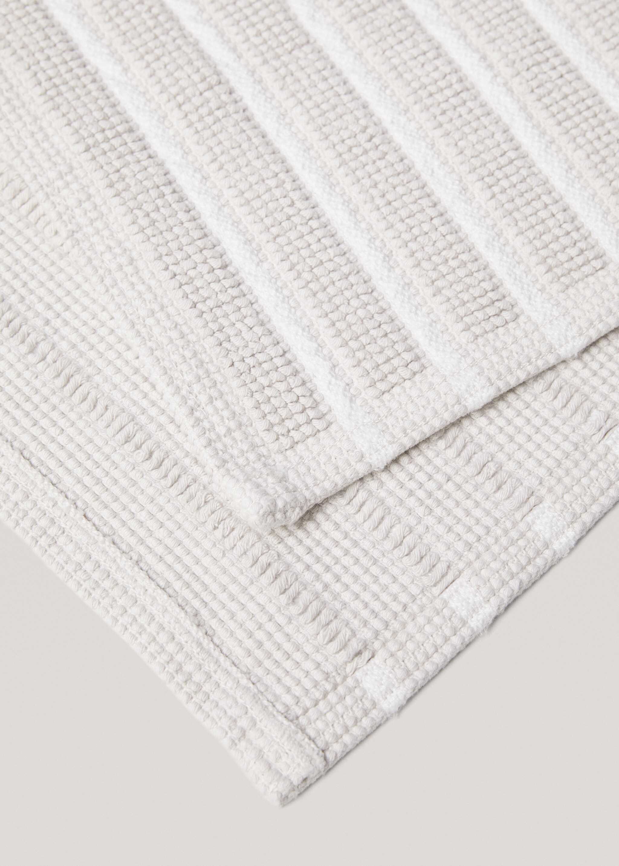 Tappeto da bagno bouclé righe - Dettaglio dell'articolo 1