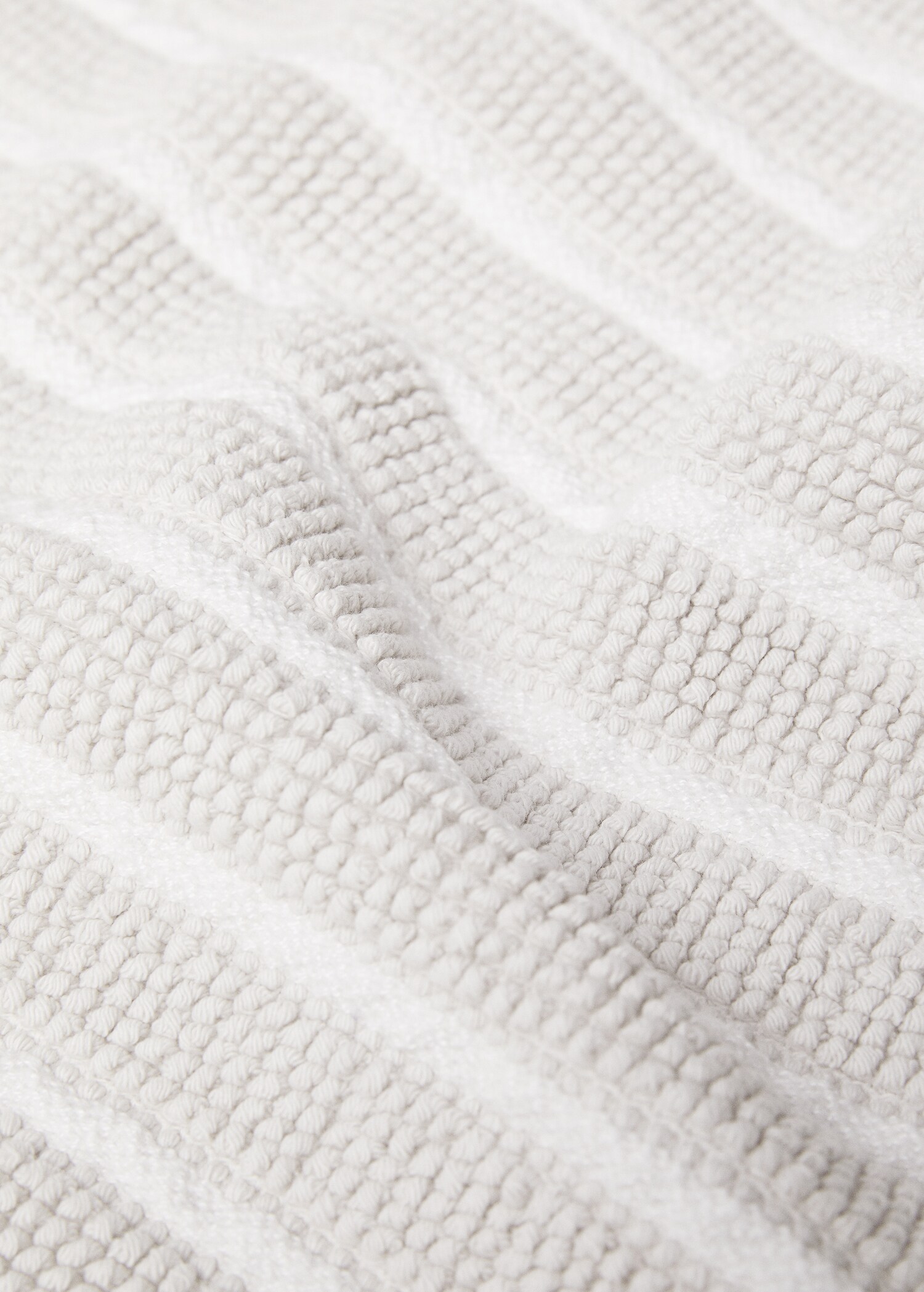 Tapis de bain tissu bouclette rayures - Détail de l'article 2
