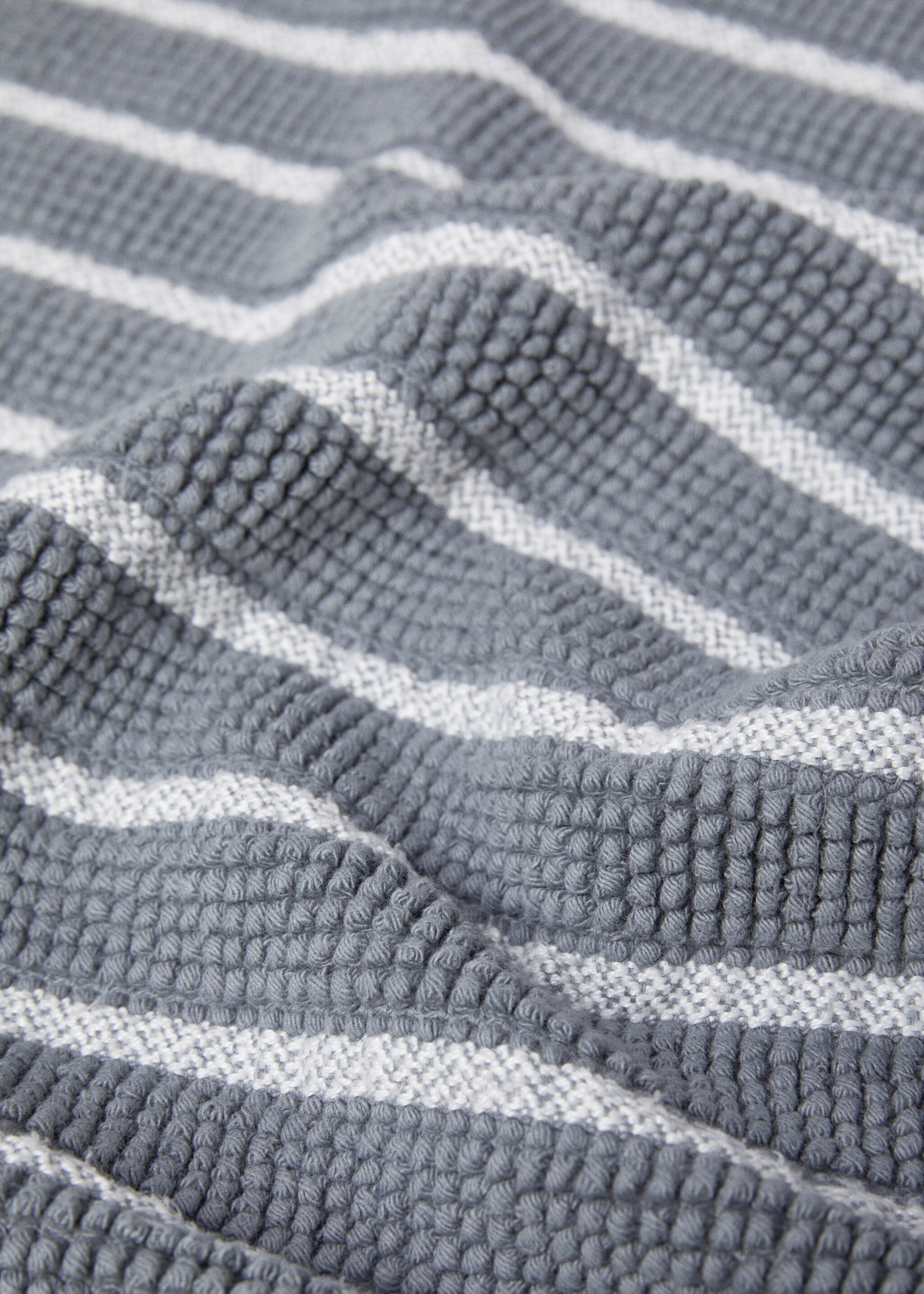 Gestreifter Bouclé-Badteppich - Detail des Artikels 2