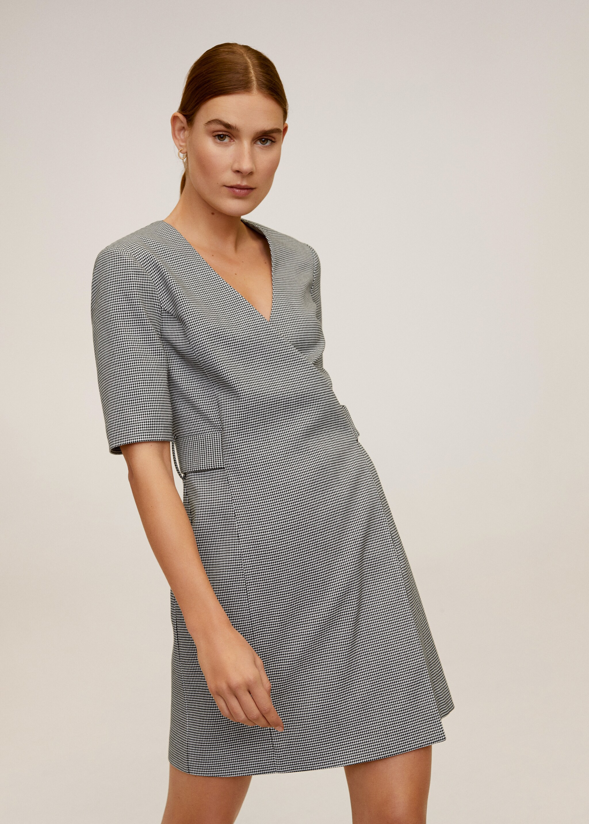 Belt wrap dress - Medium plane