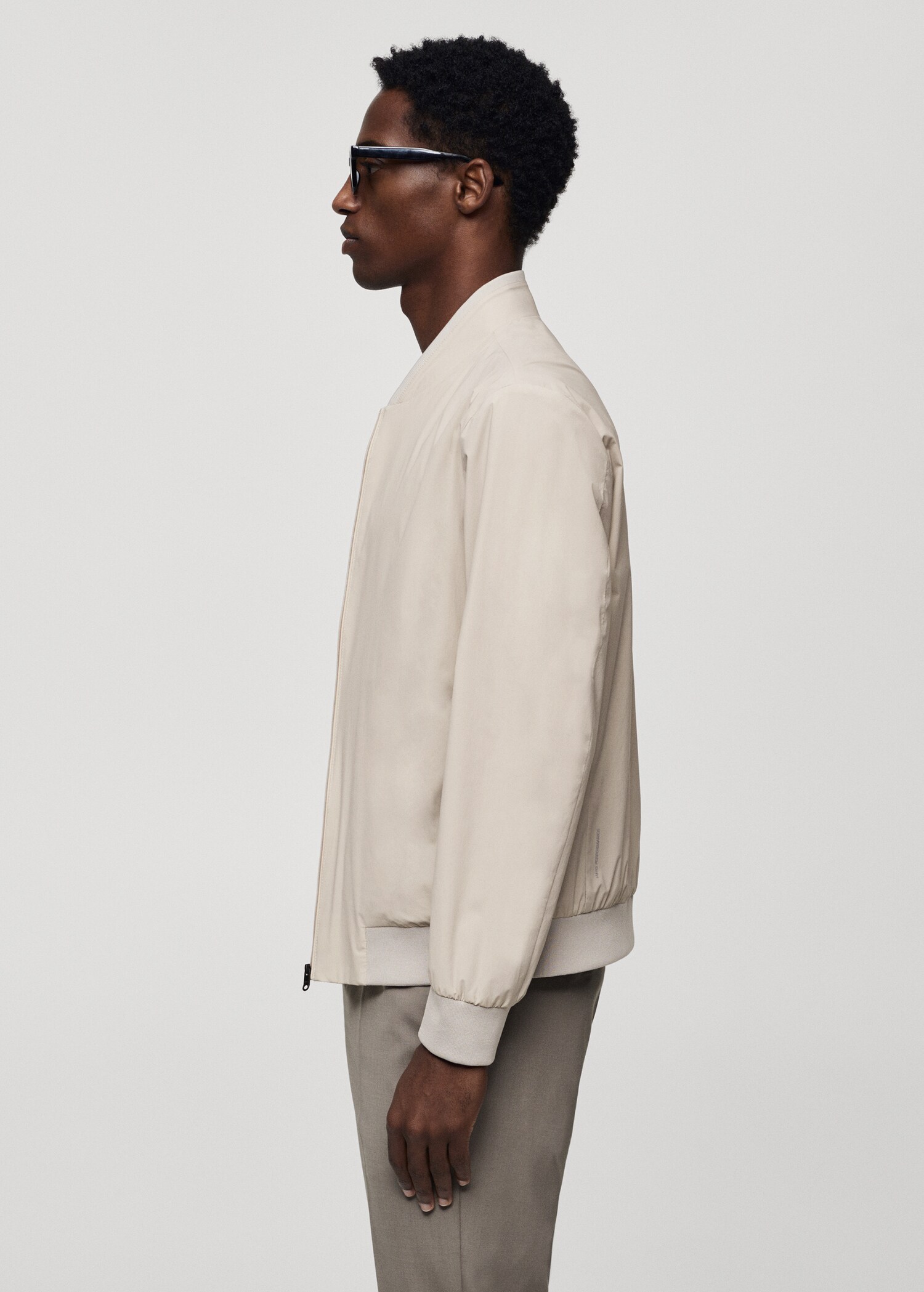 Stretch water-repellent bomber jacket - Details of the article 2