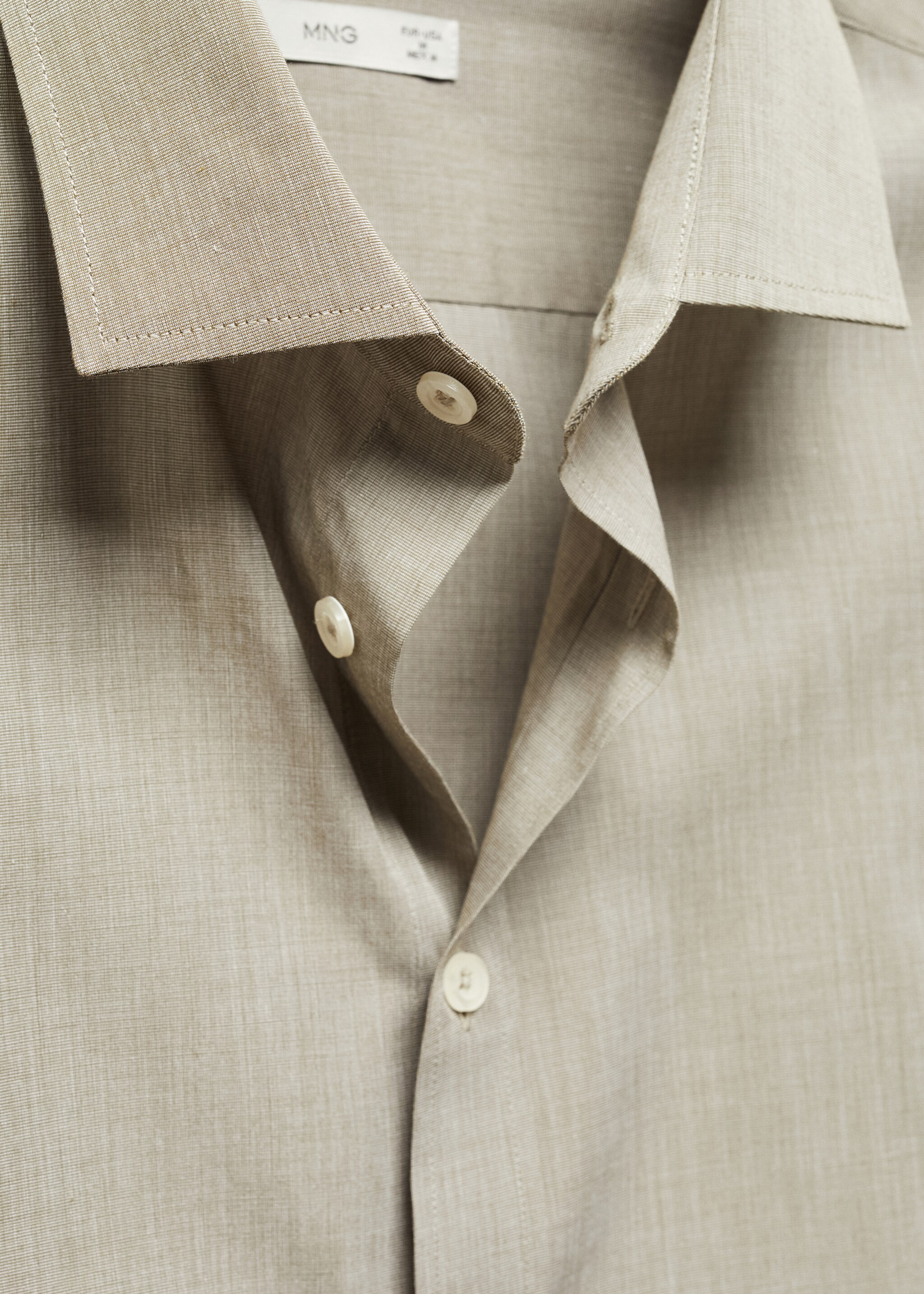 Fil-à-fil cotton shirt - Details of the article 8
