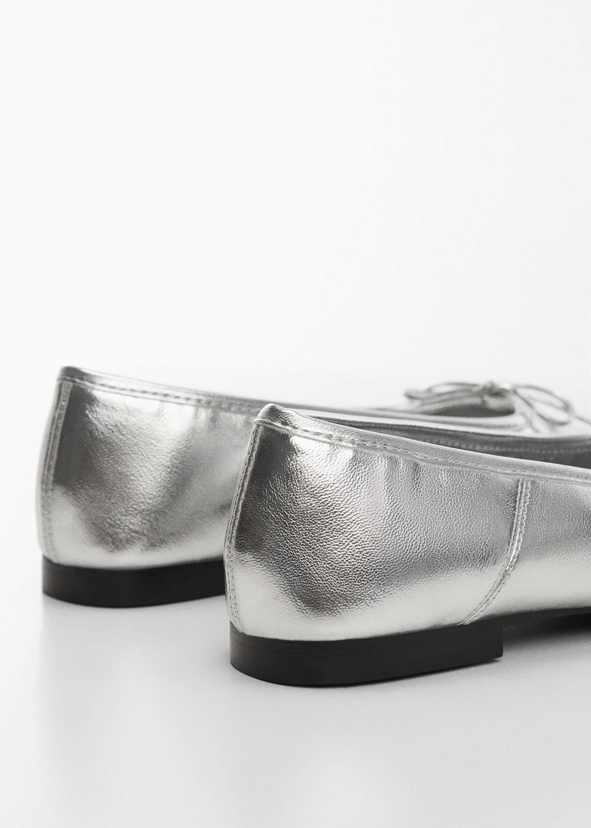 Metallic ballet flats - Details of the article 1