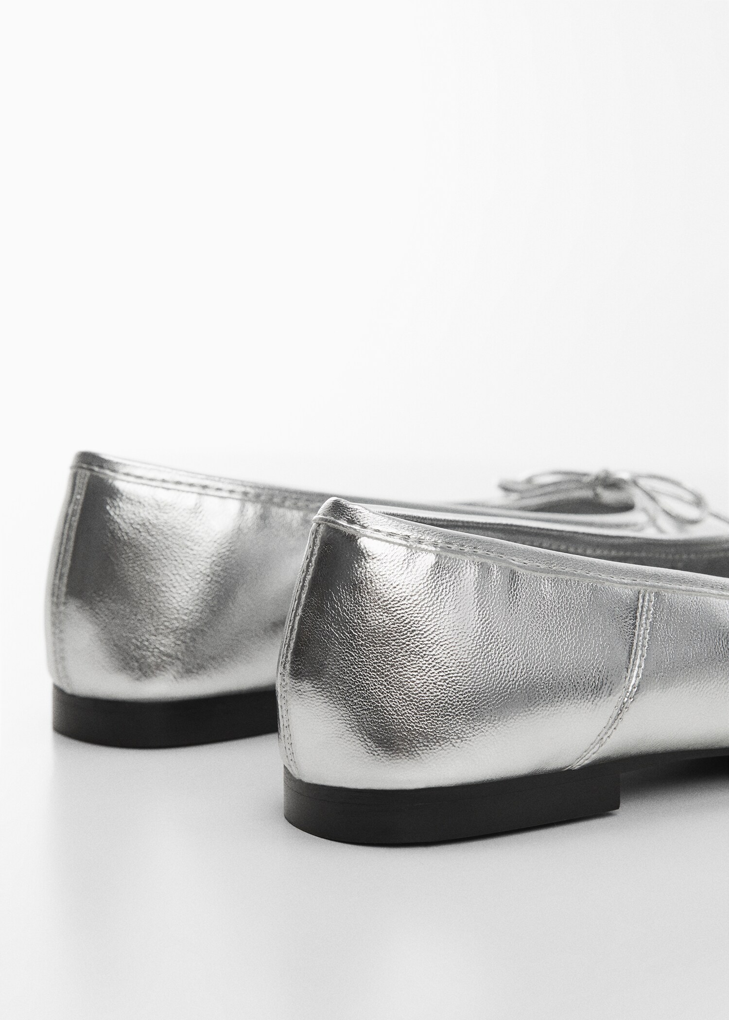 Metallic ballet flats - Details of the article 1