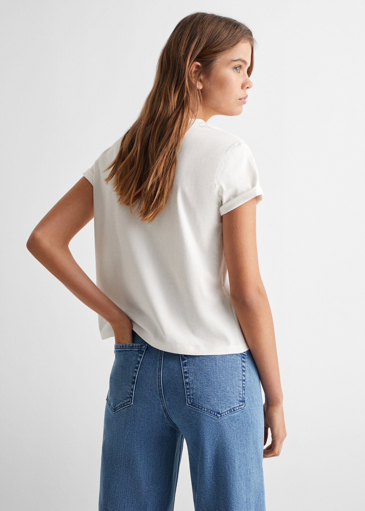 Short-sleeved printed t-shirt - Reverse of the article