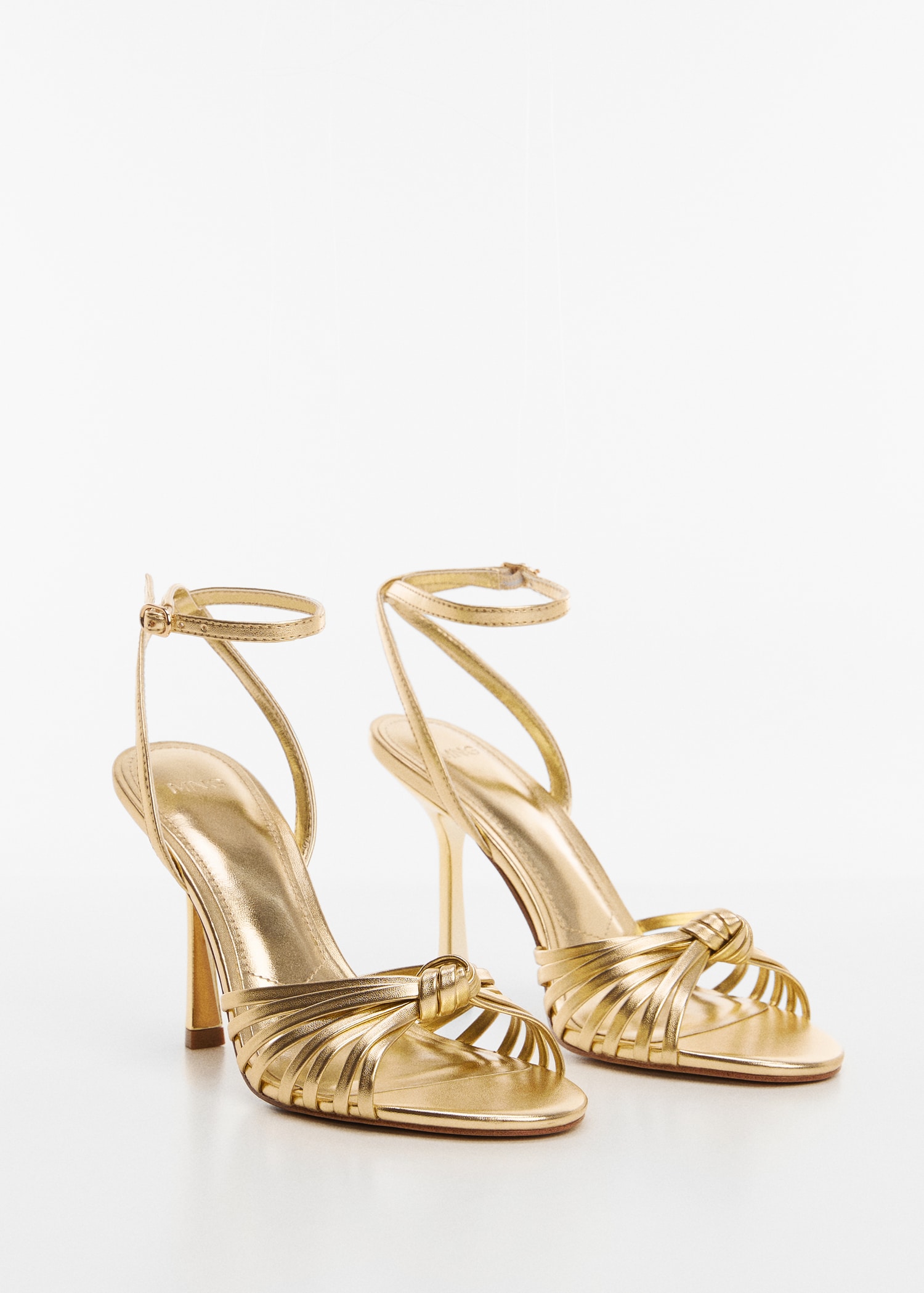 Strappy heeled sandals - Medium plane