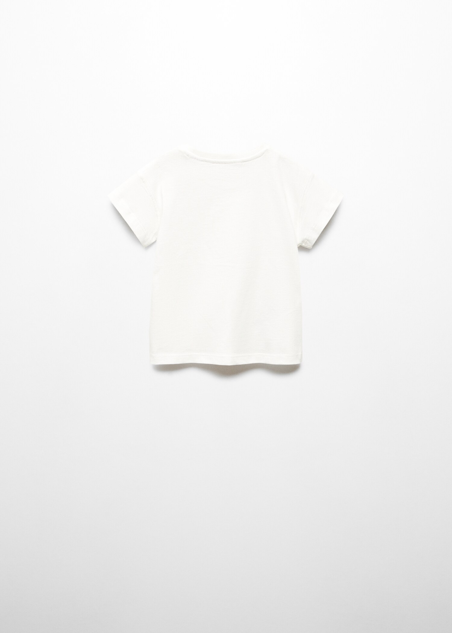 Printed cotton-blend T-shirt - Reverse of the article