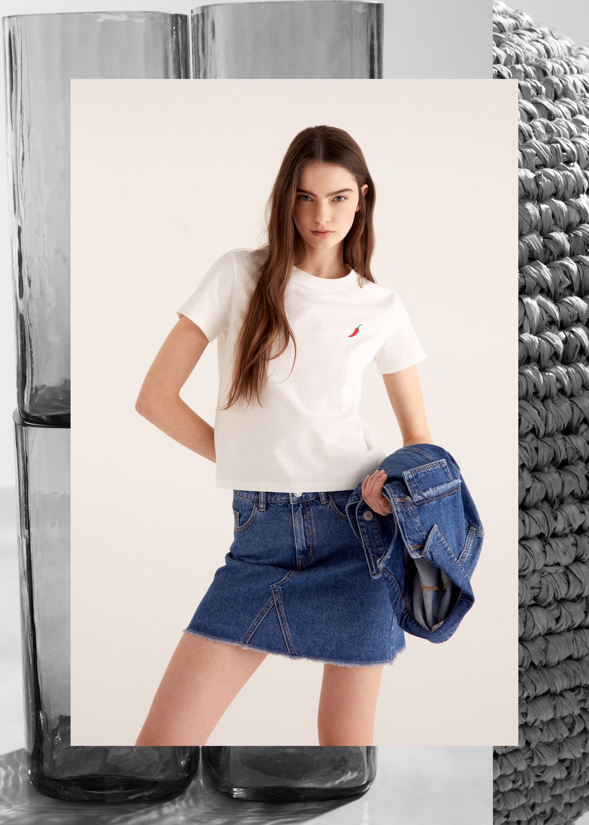 Faldilla texana - Detall de l'article 5, Blau mitjà. Ref: 67044464-00.