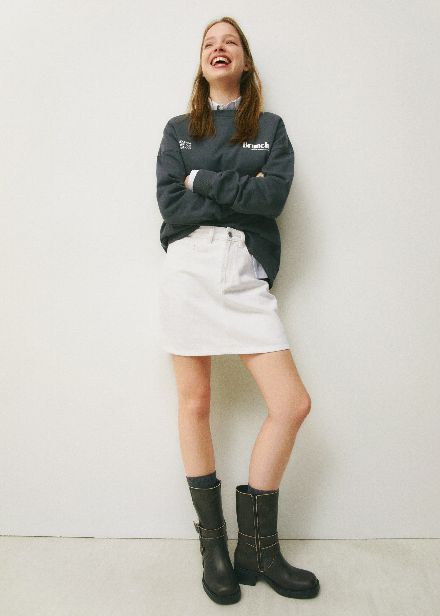 Φούστα μίνι denim - Λεπτομέρεια του προϊόντος 6