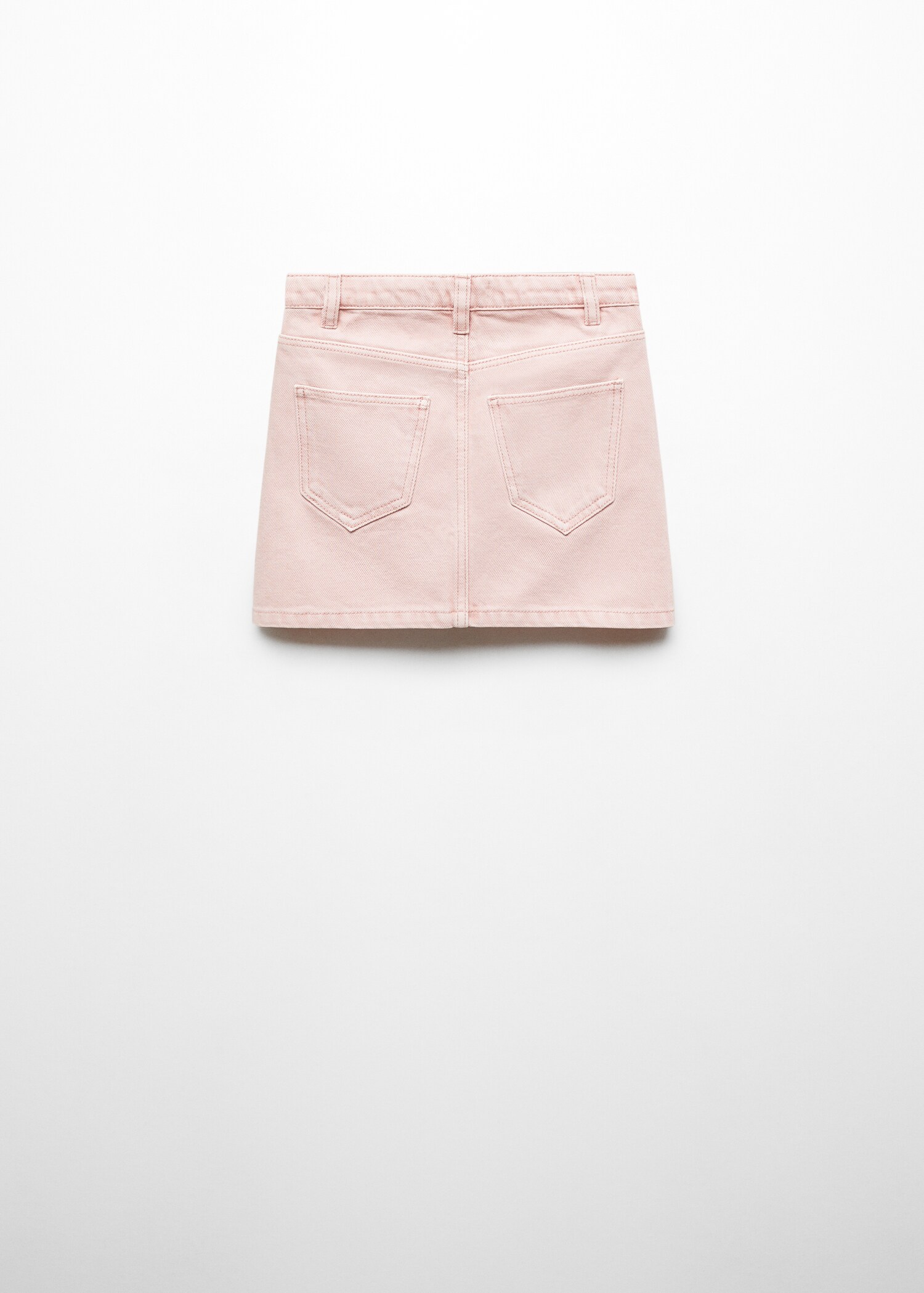 Jupe en jean boutons - Verso de l’article