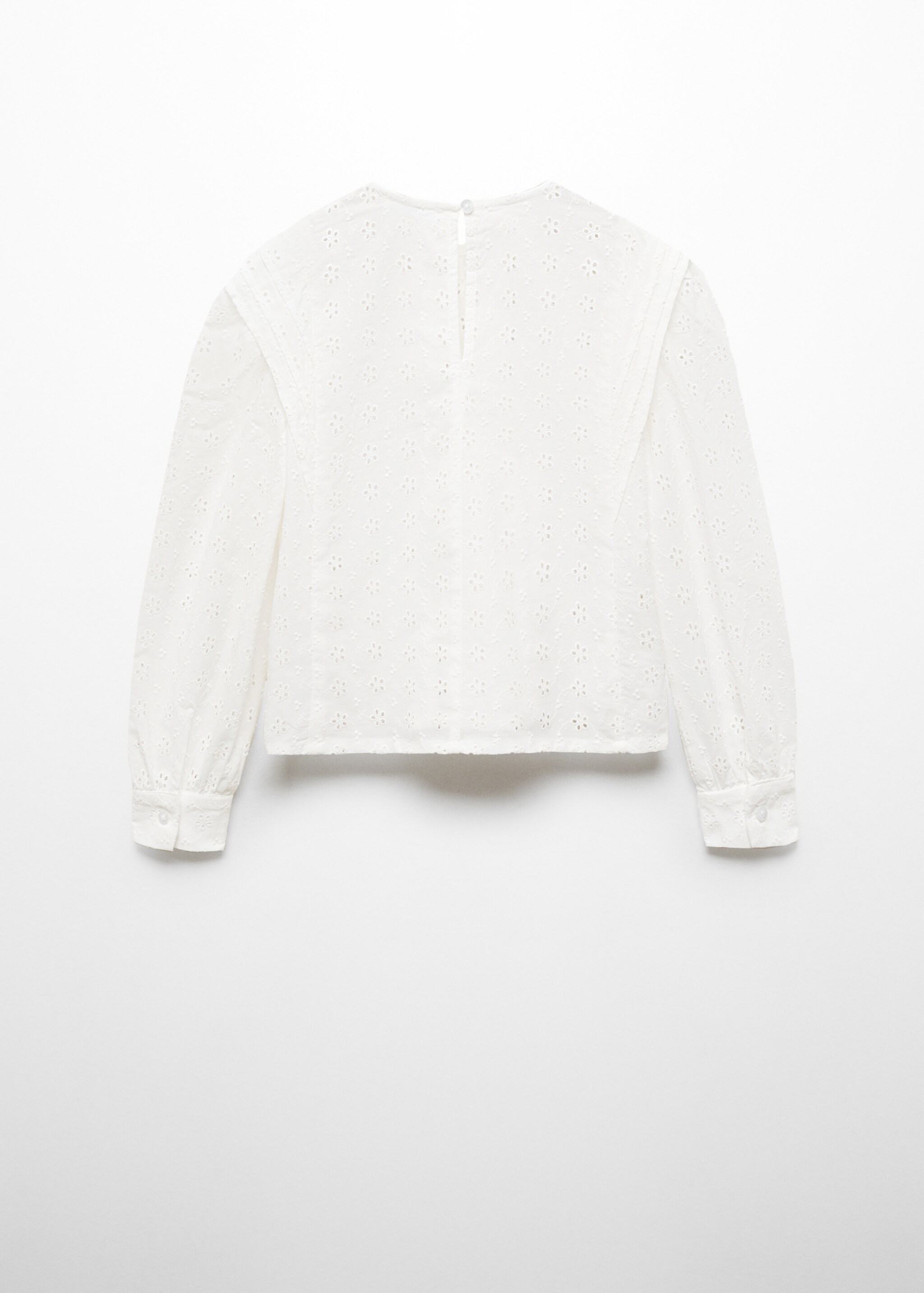 Brusa brodat floral - Revers de l'article