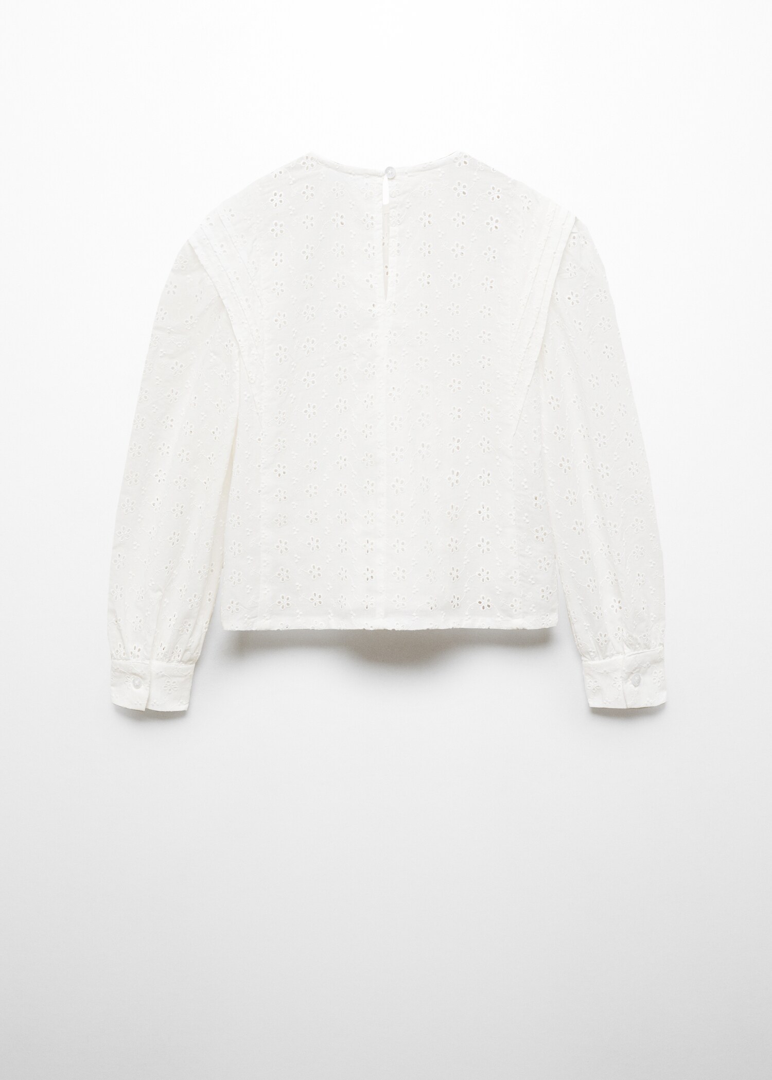 Blusa bordado floral - Reverso del artículo