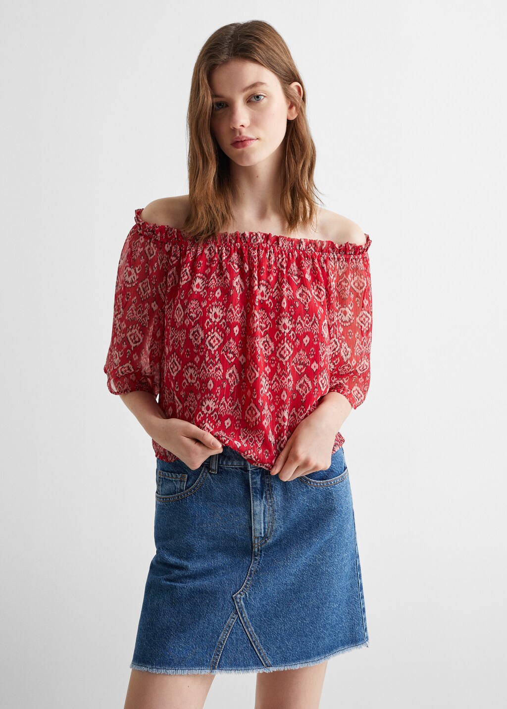 トップス yilon BIJOU OFFSHOULDER BLOUSE YILON イロン 이론 | . ・Bijou offshoulder blouse ・Semi