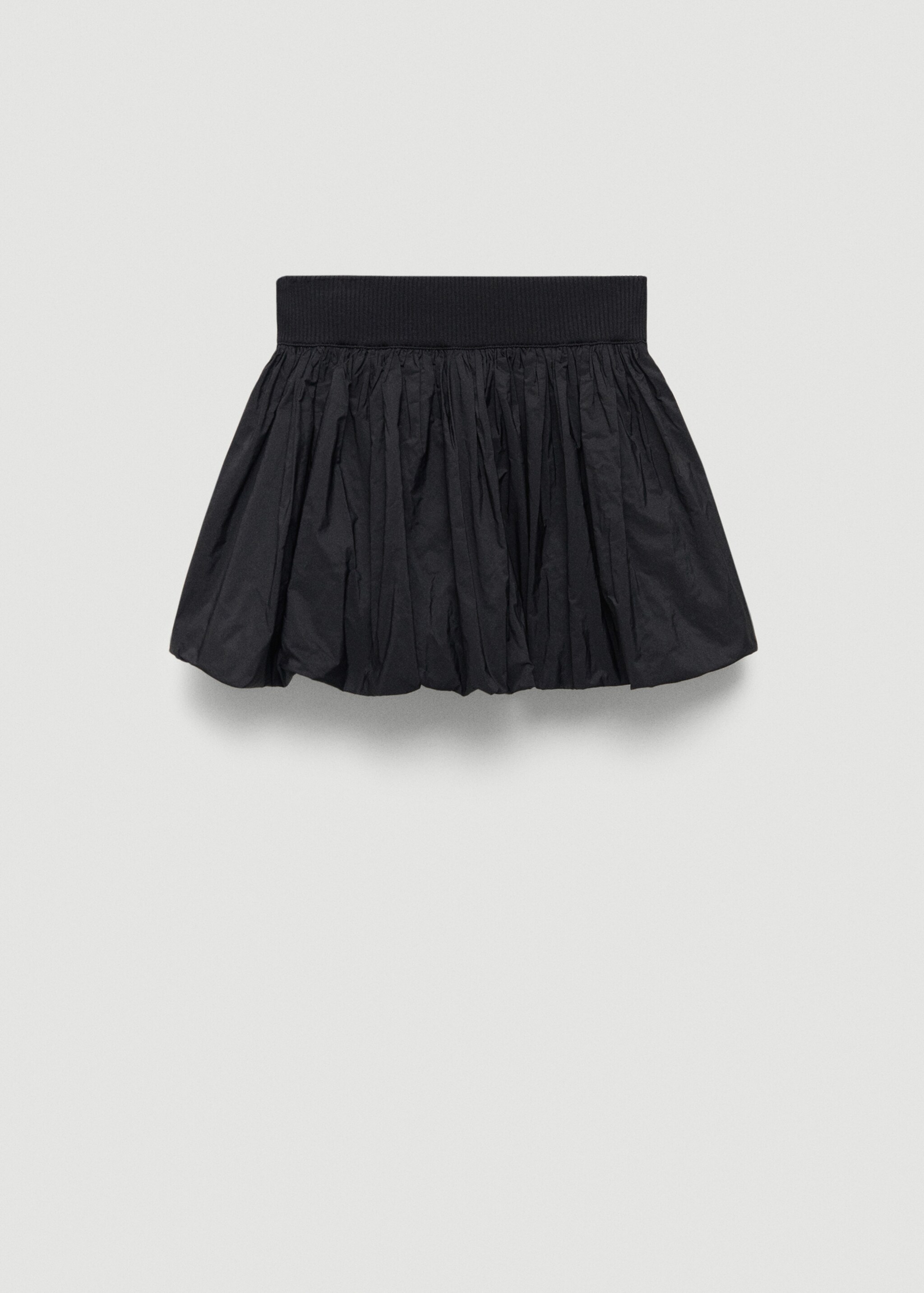 Mini-skirt with ruffed hem - Article without model