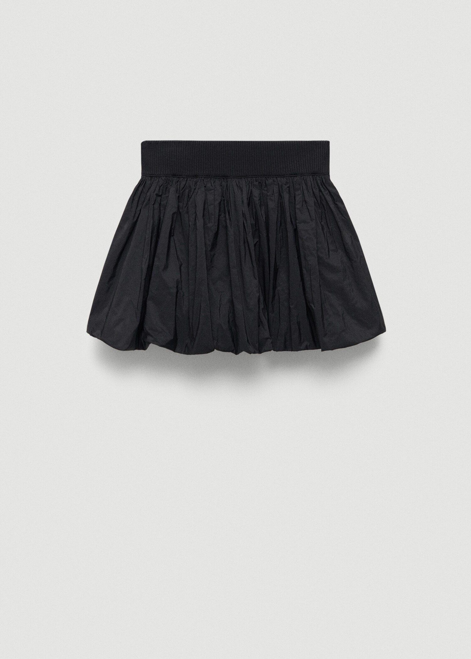 Mini-skirt with ruffed hem - Article without model