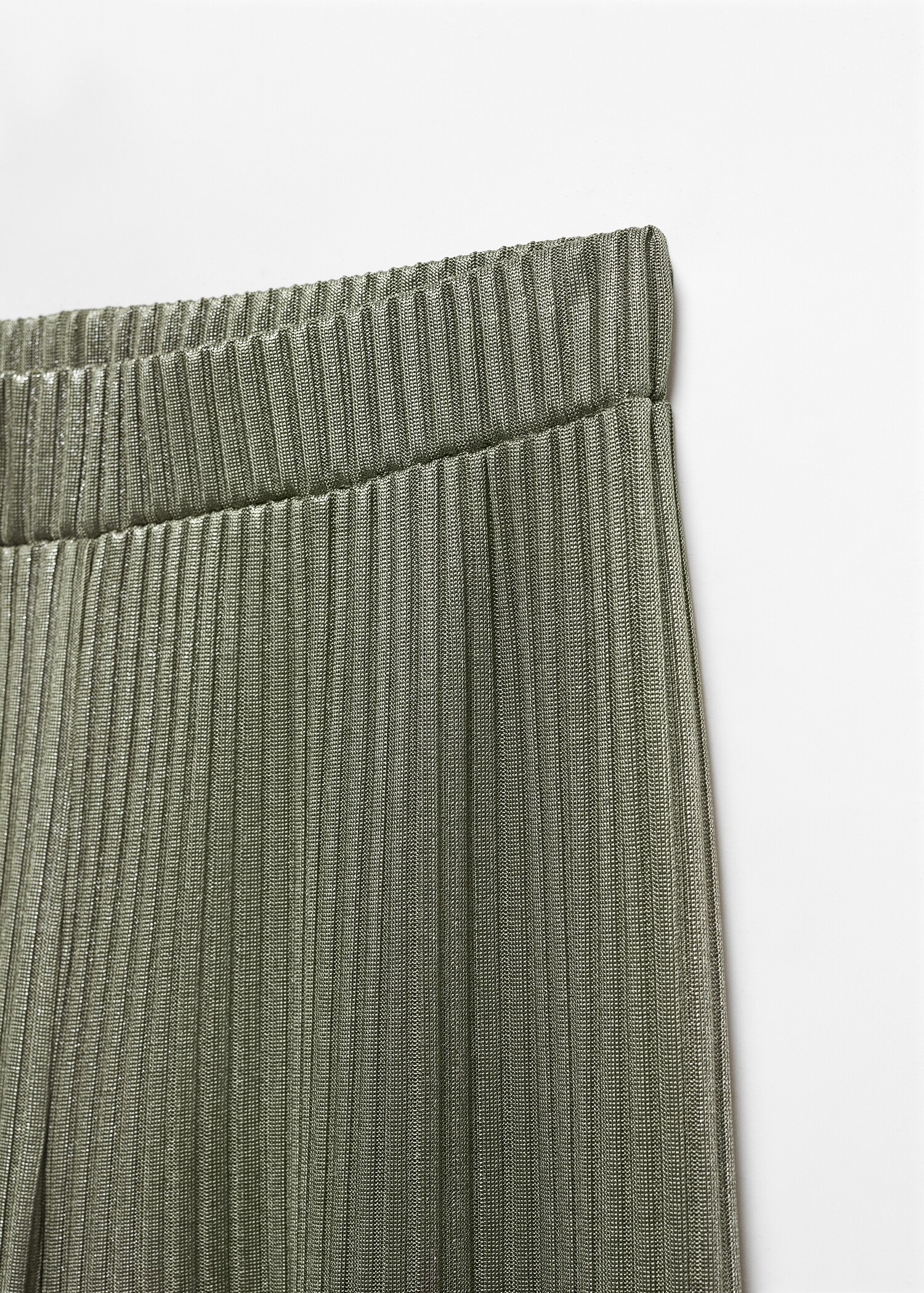 Wideleg trousers with elastic waist - Details of the article 8