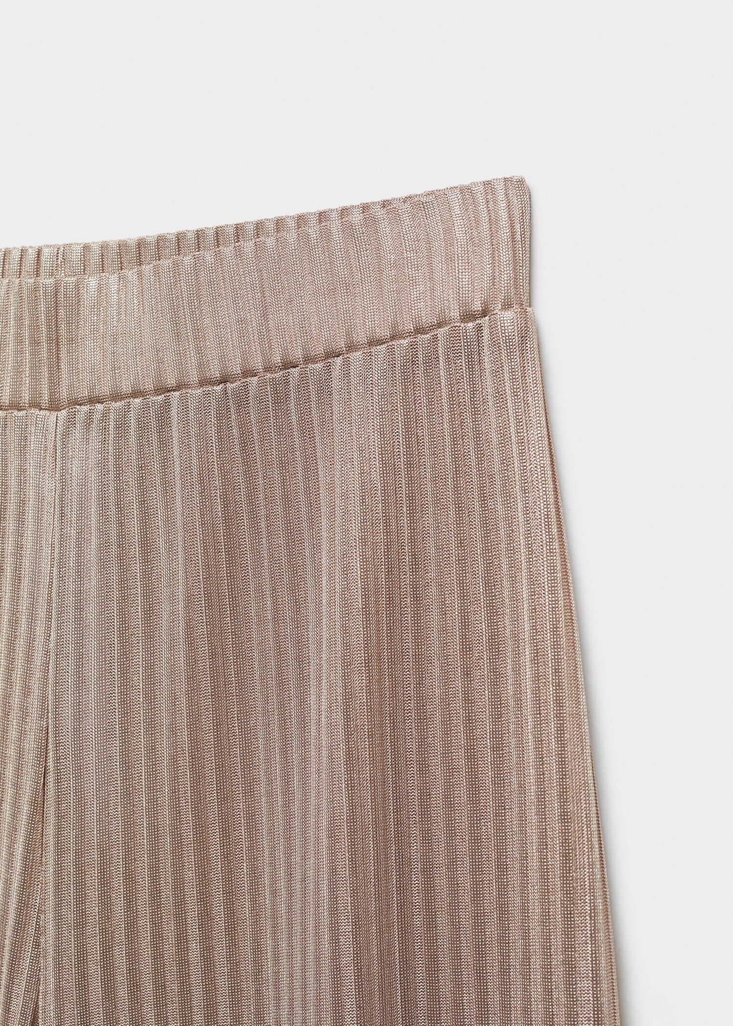 Wideleg trousers with elastic waist - Details of the article 8