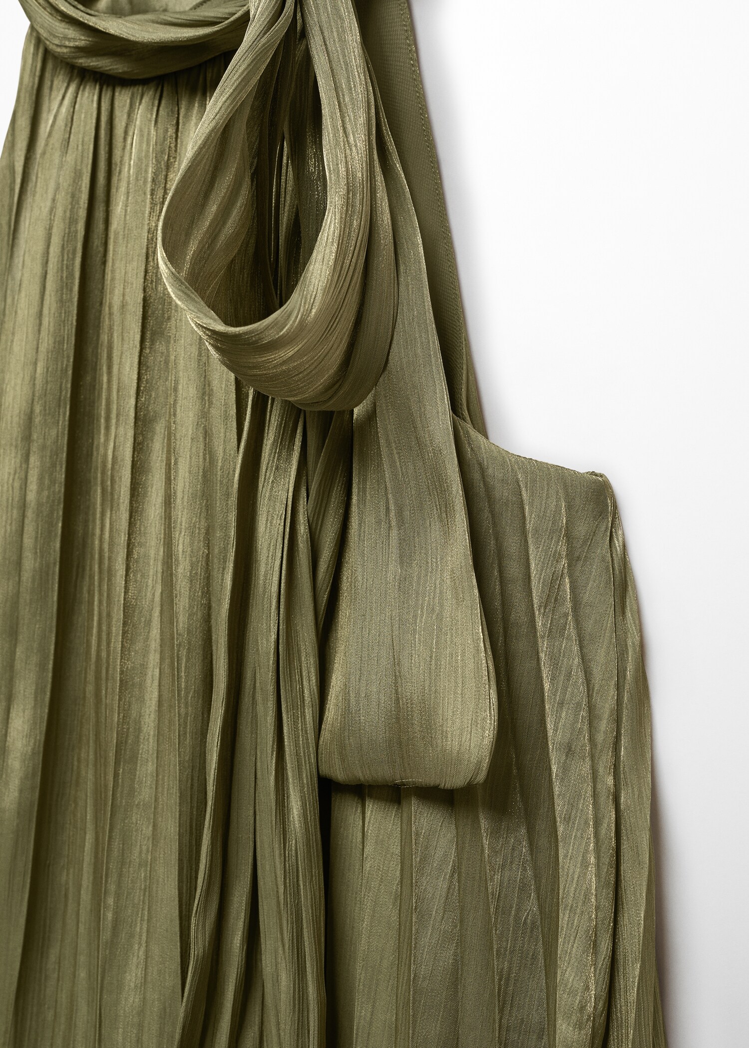 Pleated blouse with bow - Details of the article 8