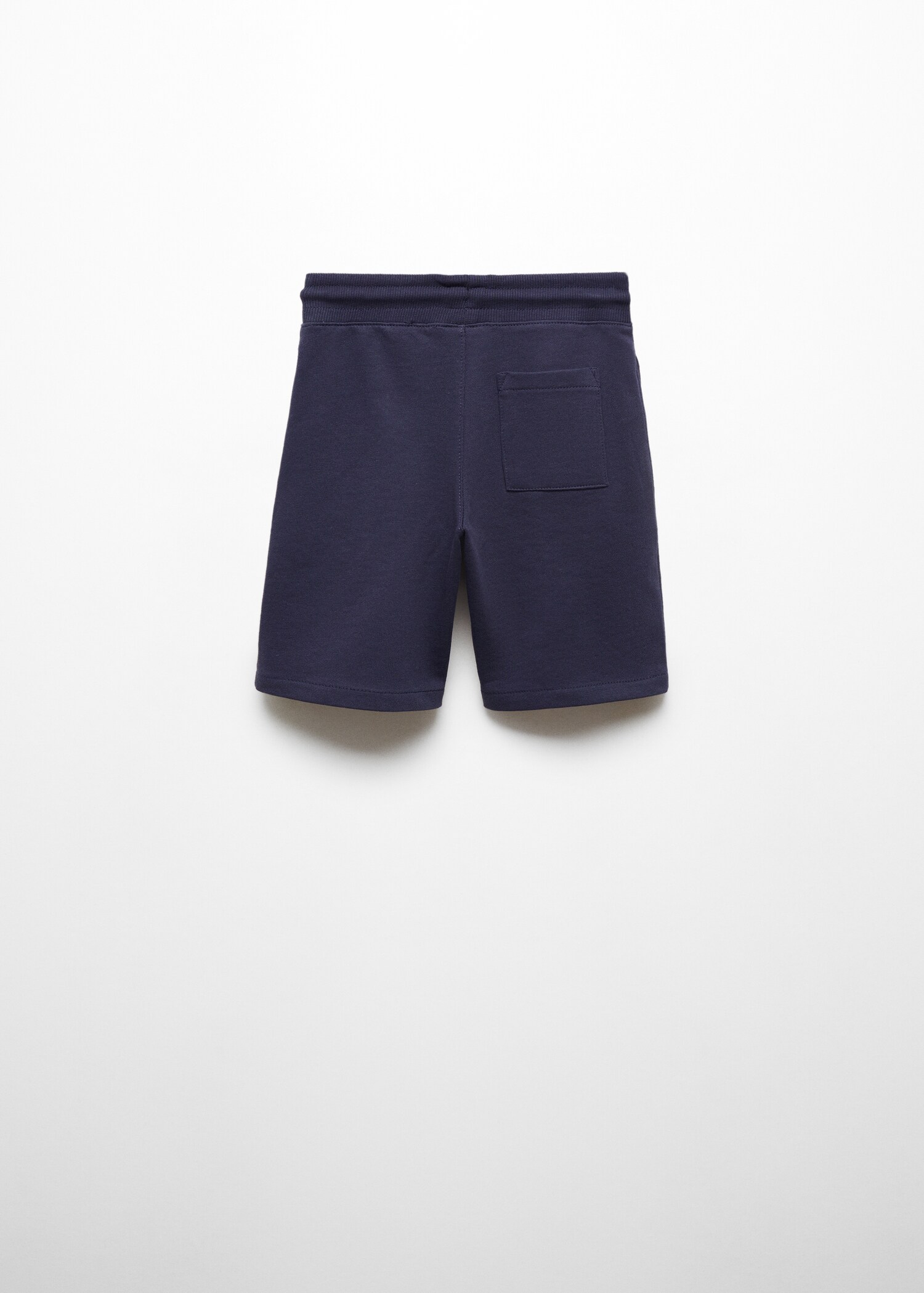 Cotton shorts with elastic waist - Reverse of the article