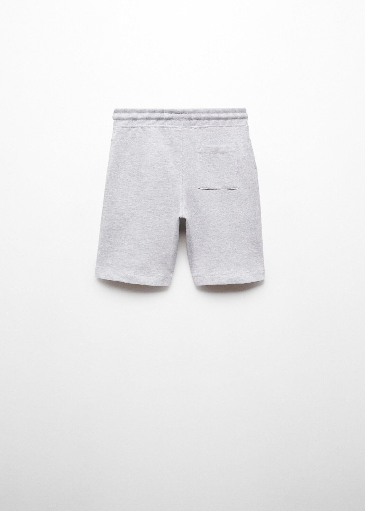 Cotton shorts with elastic waist - Reverse of the article