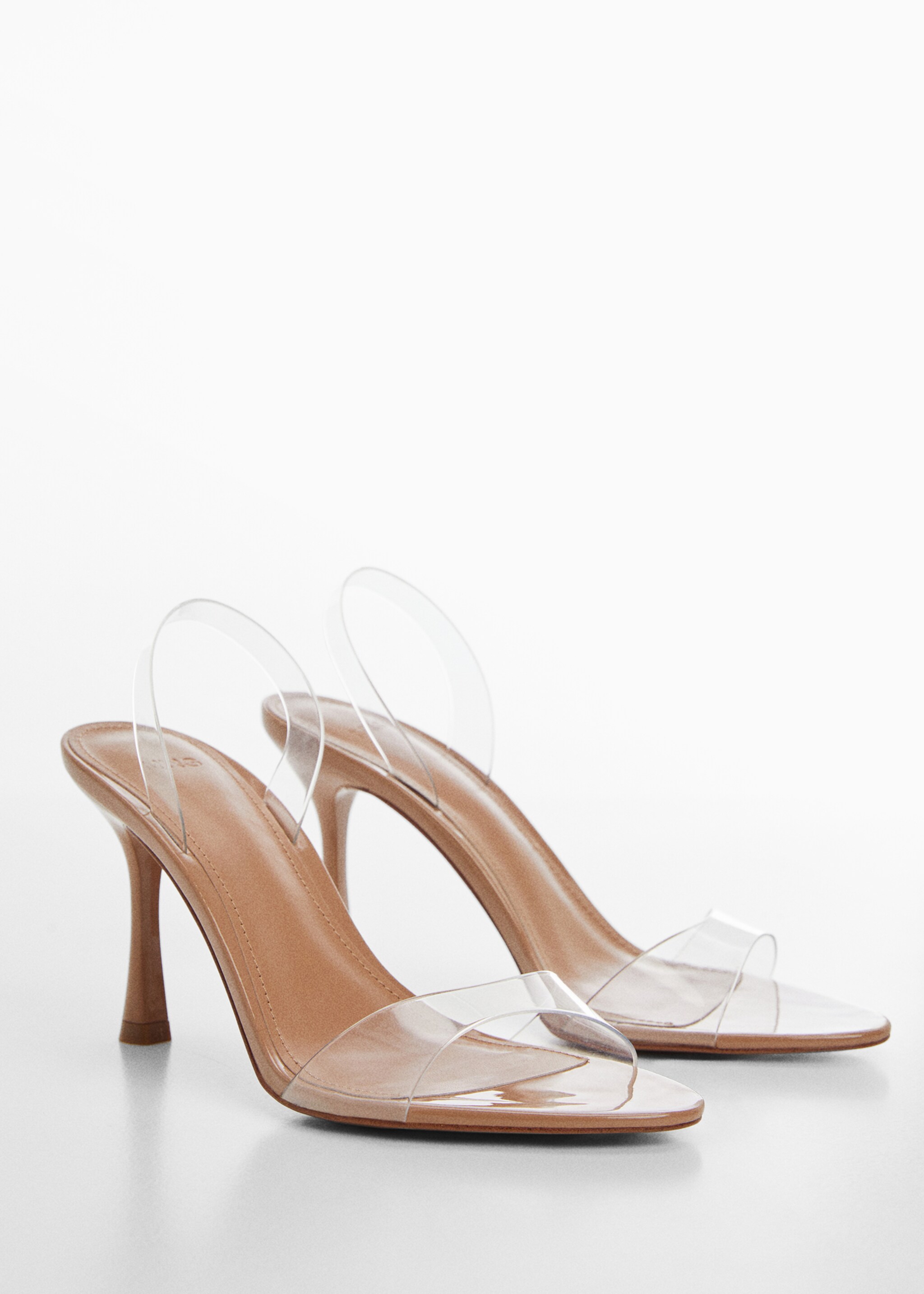 Vinyl high sandals - Medium plane, Nude. Ref: 67044786-00.