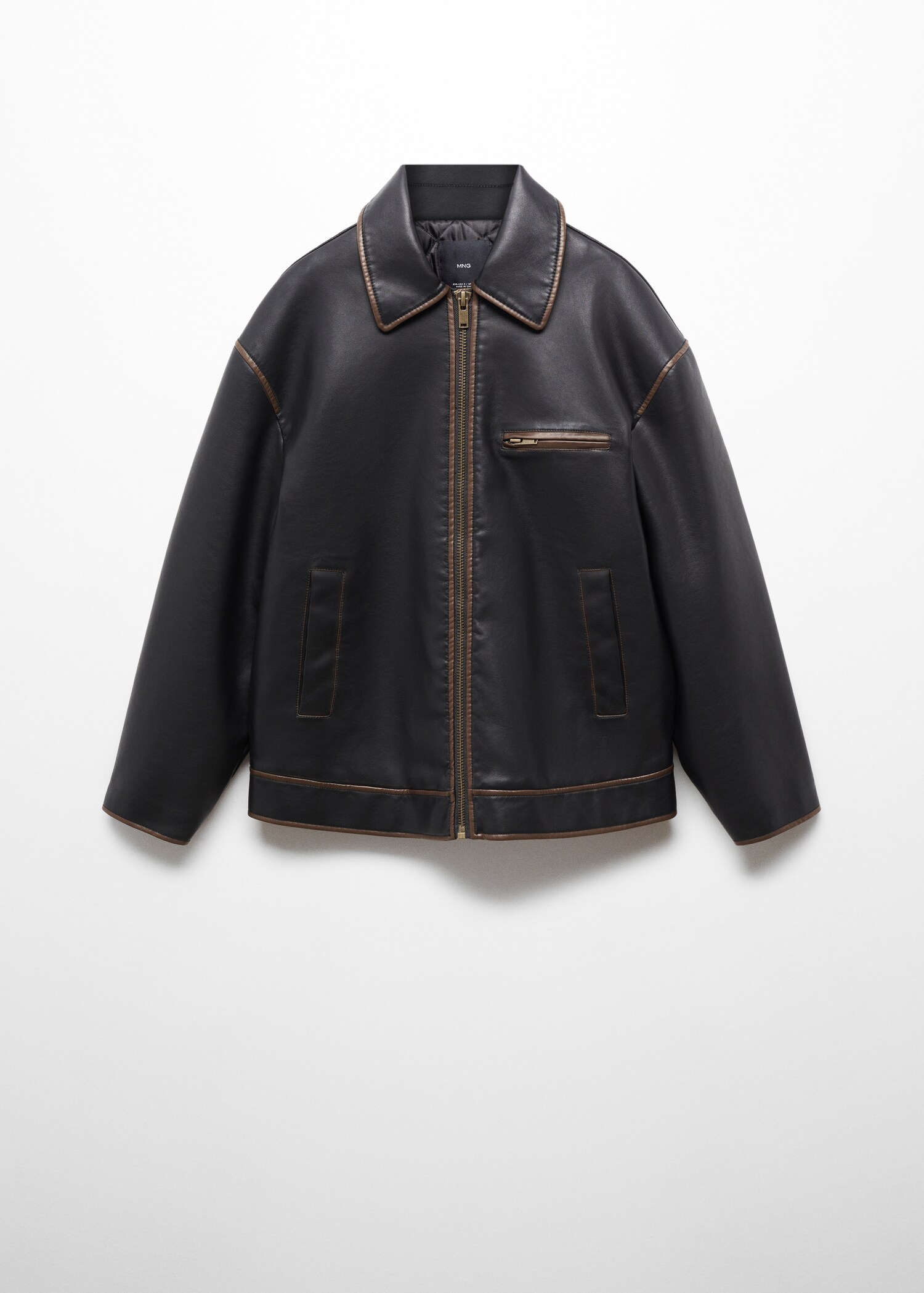 Blouson simili-cuir effet usé - Article sans modèle