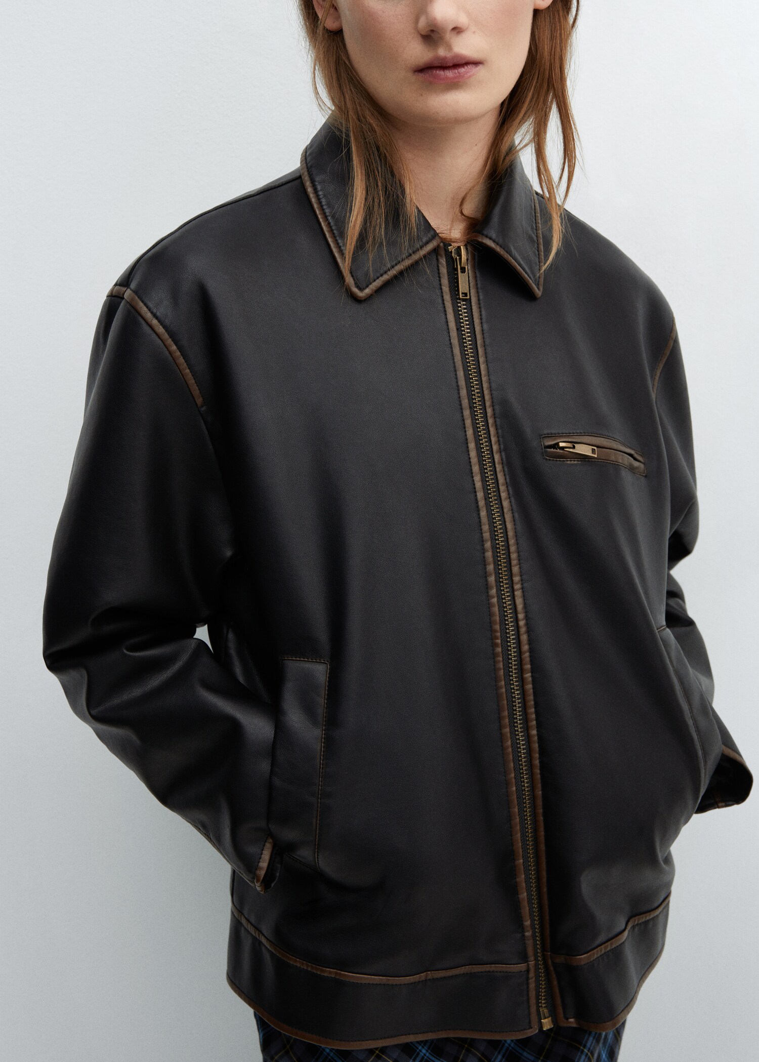 Blouson simili-cuir effet usé - Détail de l'article 6