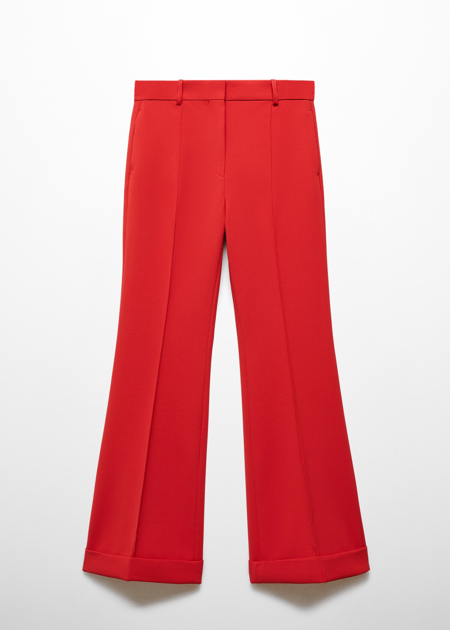 Mid-rise flare trousers - Article without model