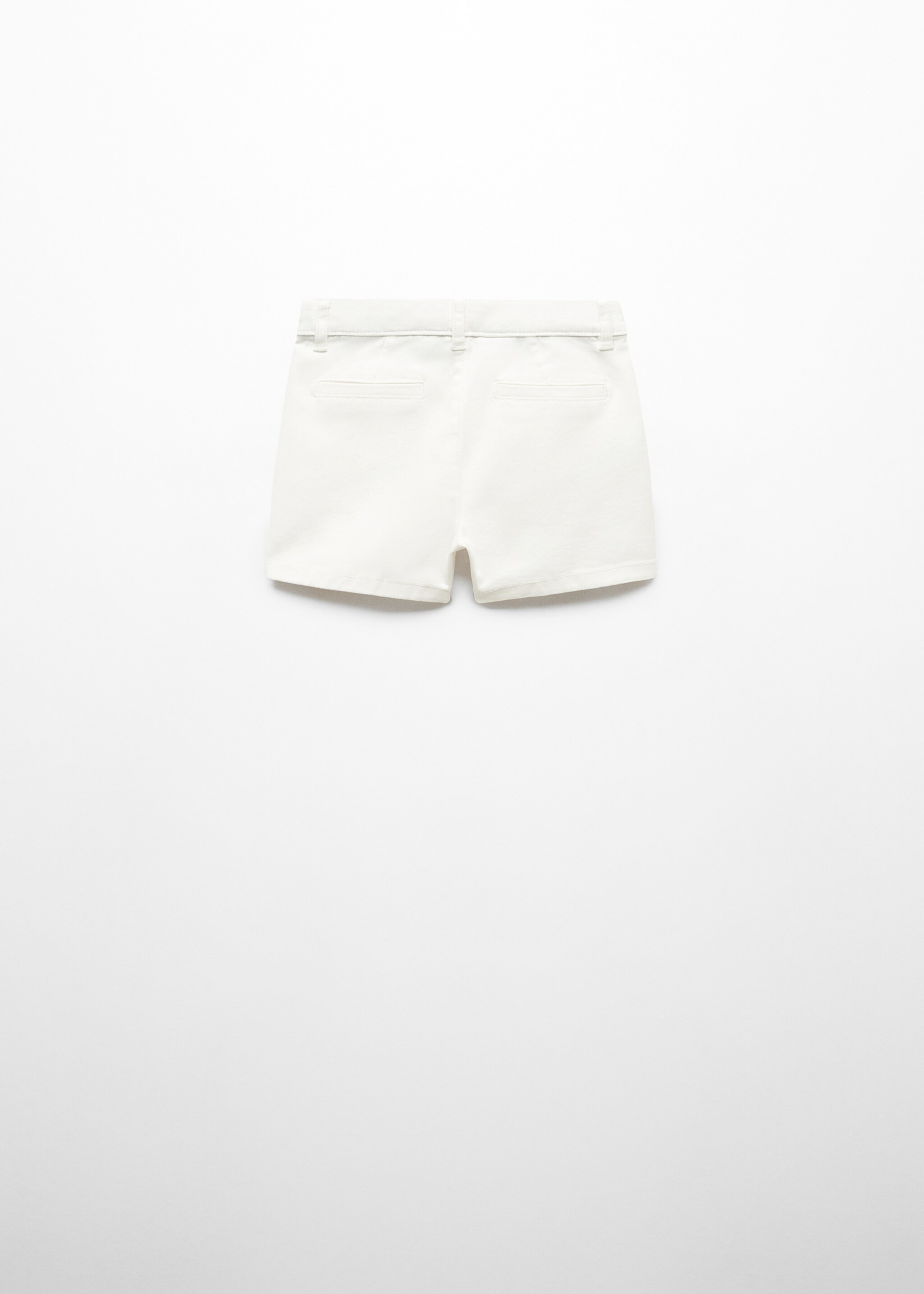 Bermudy chinosy slim fit z bawełny - Tylna strona artykułu