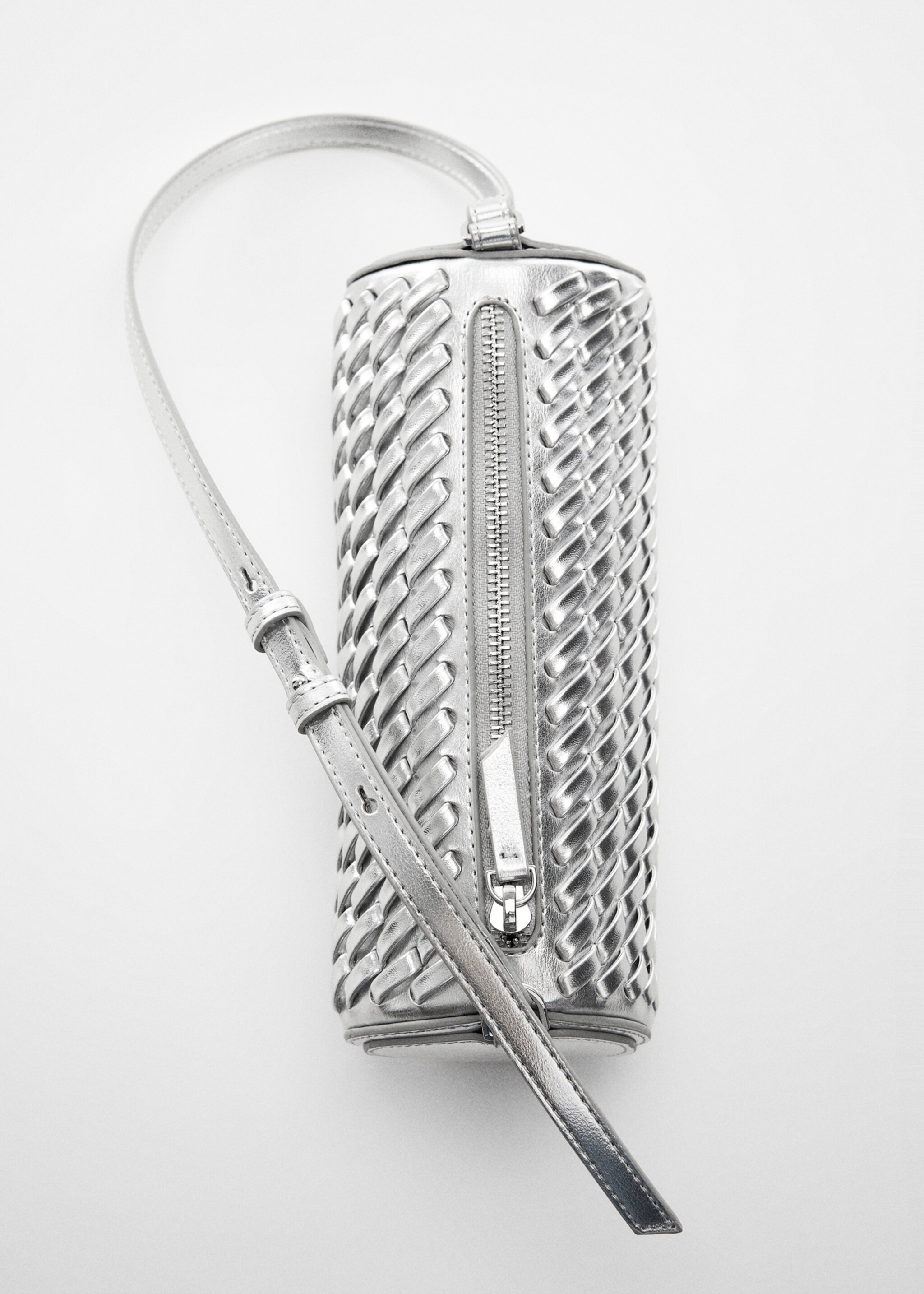 Zylindrische Tasche in Flecht-Optik - Detail des Artikels 5