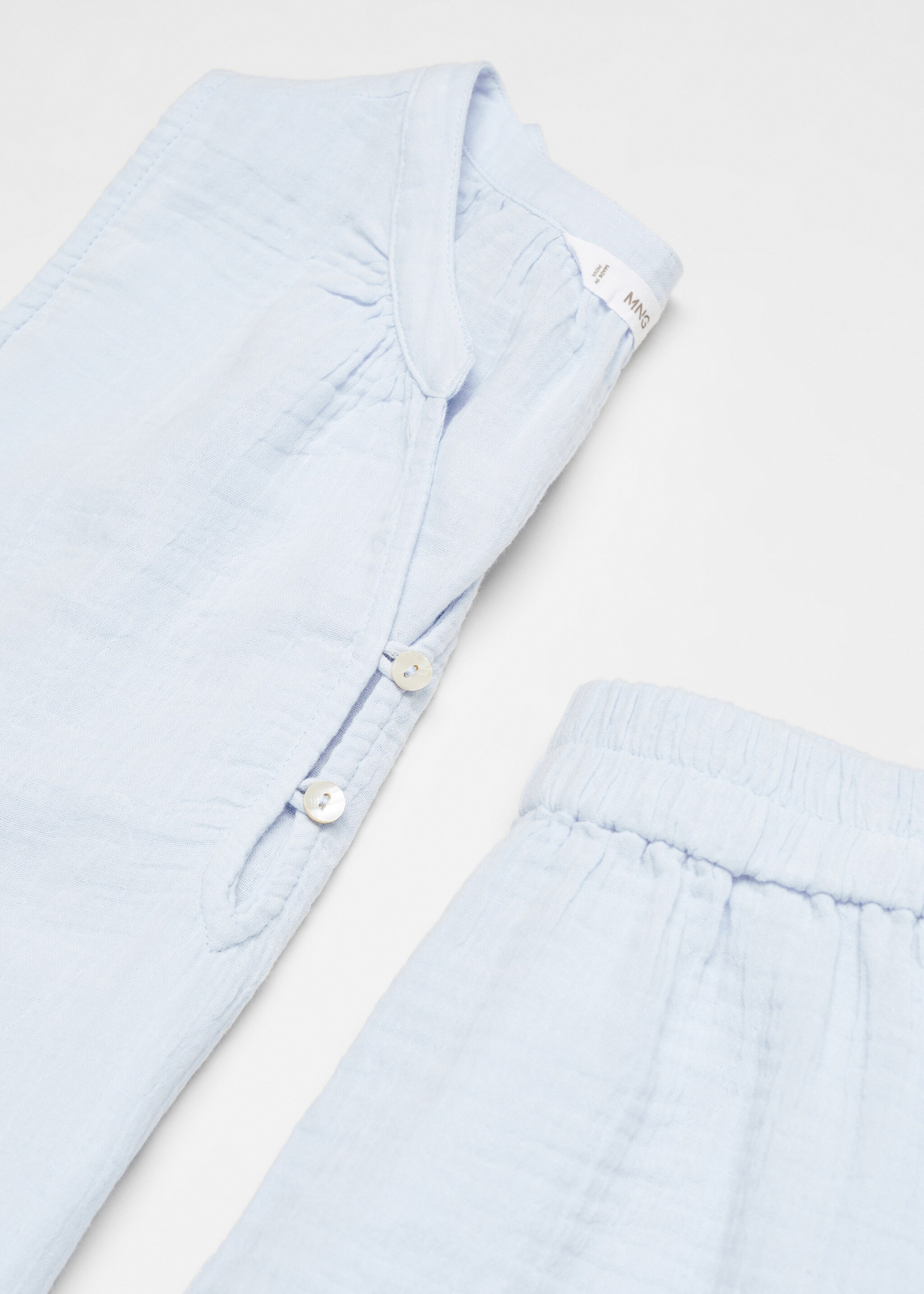 Korte katoenen pyjama - Detail van het artikel 8