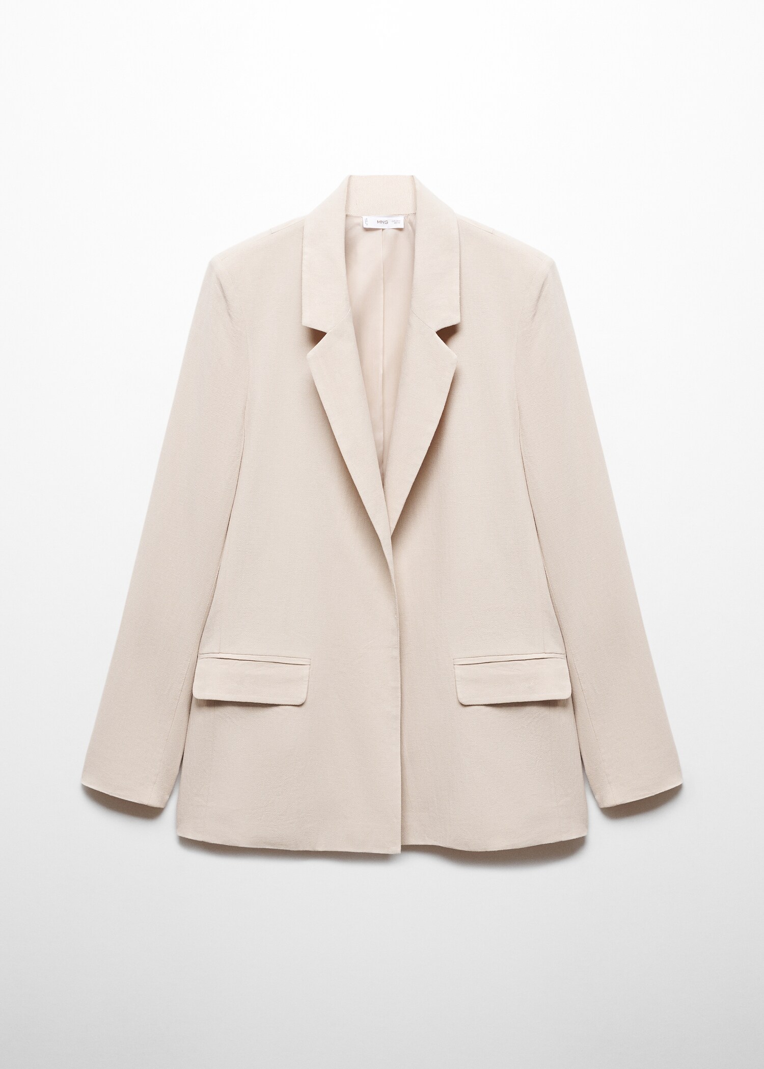 Regular-fit linen jacket - Article without model