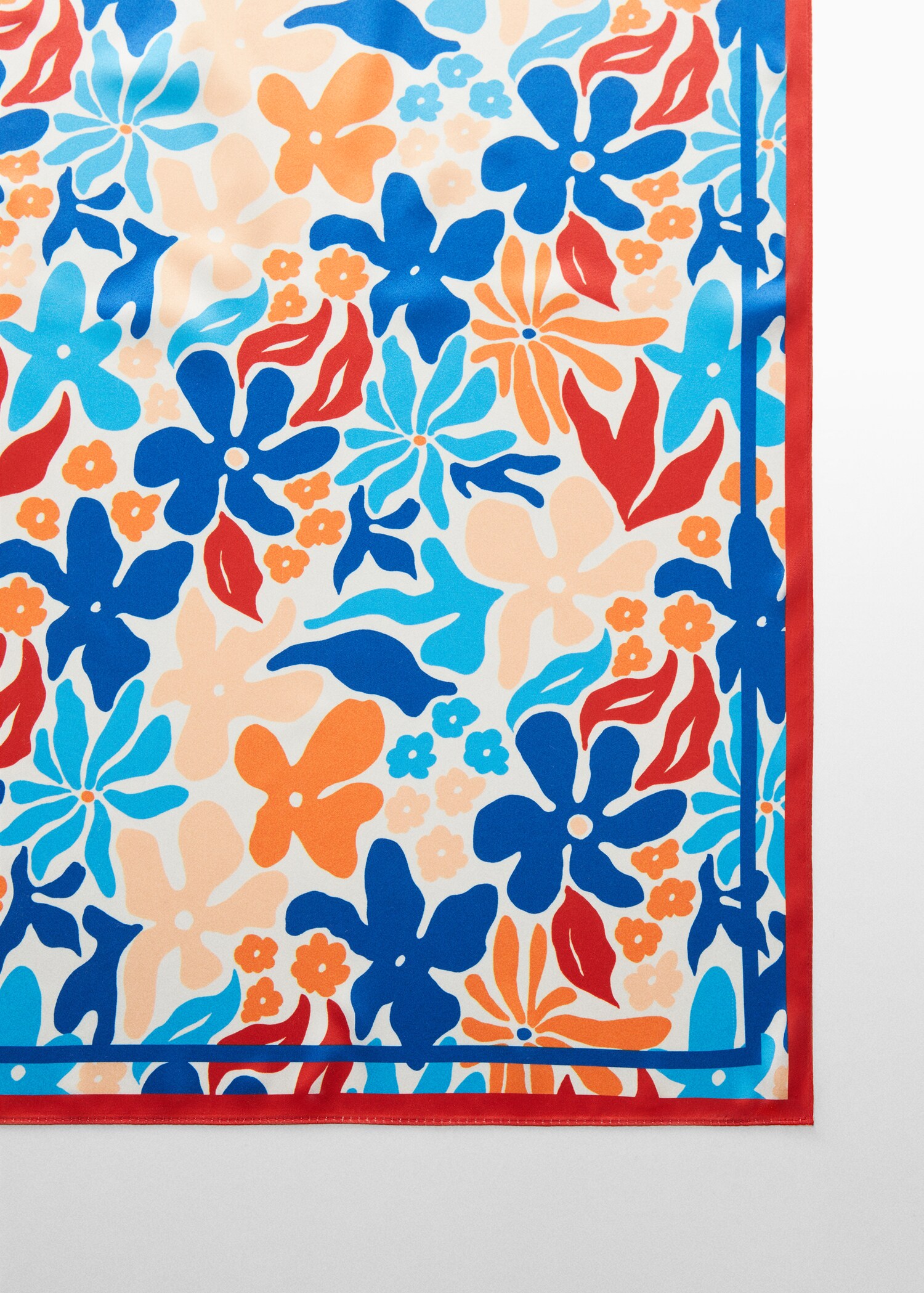 Floral-print scarf - Medium plane