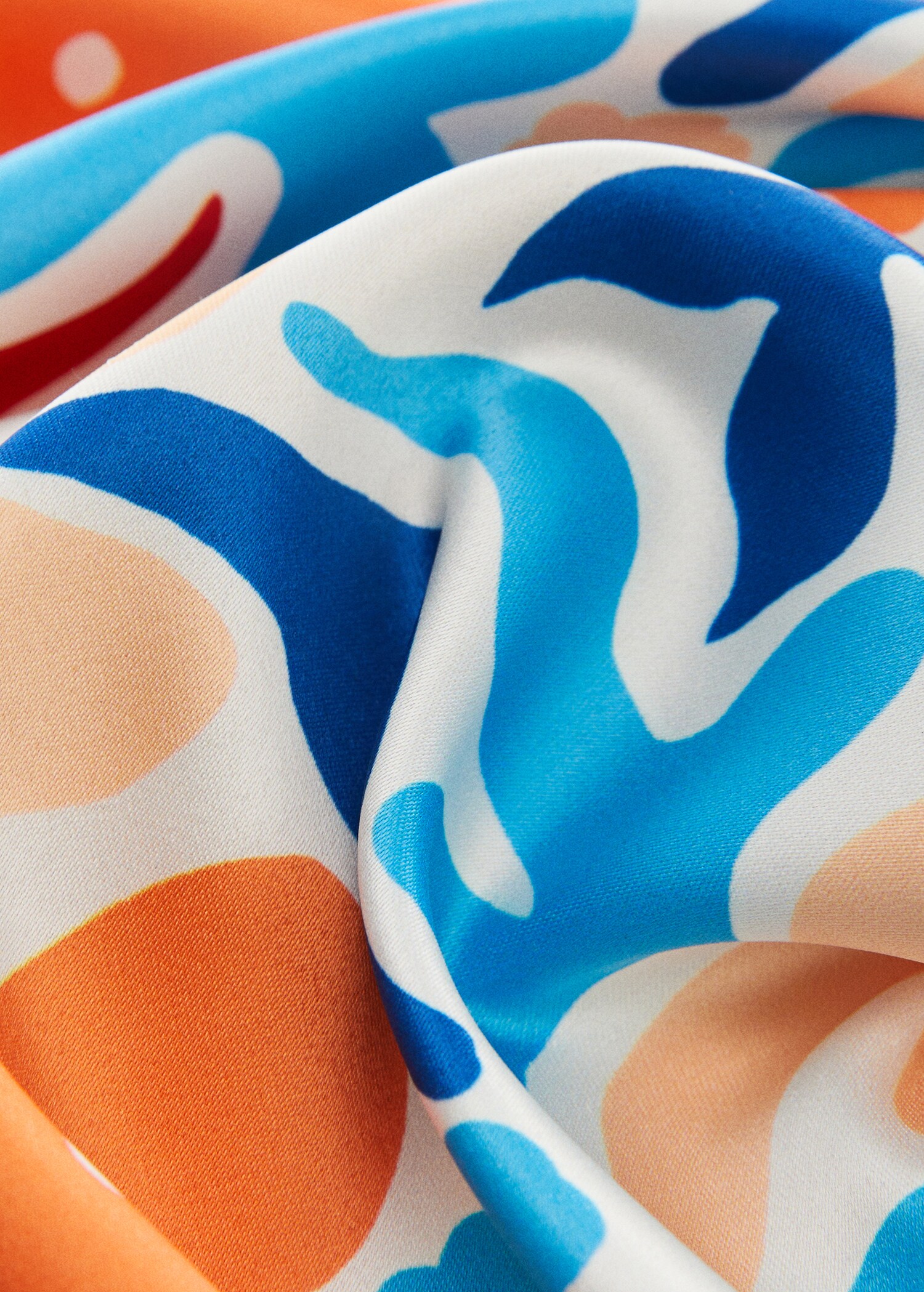 Floral-print scarf - Details of the article 1