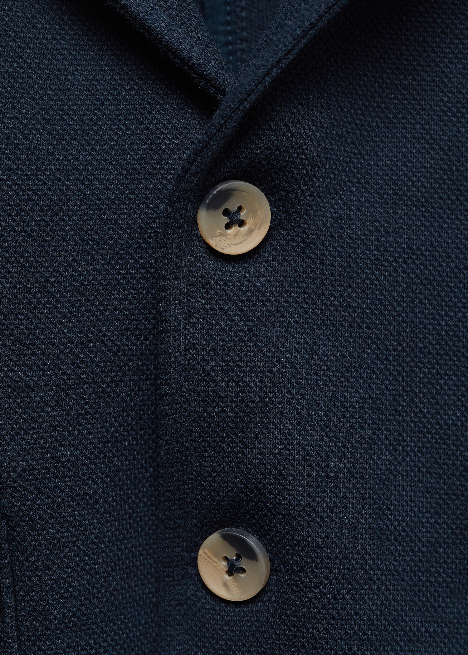Oblekové sako regular fit s texturou - Detail zboží 8