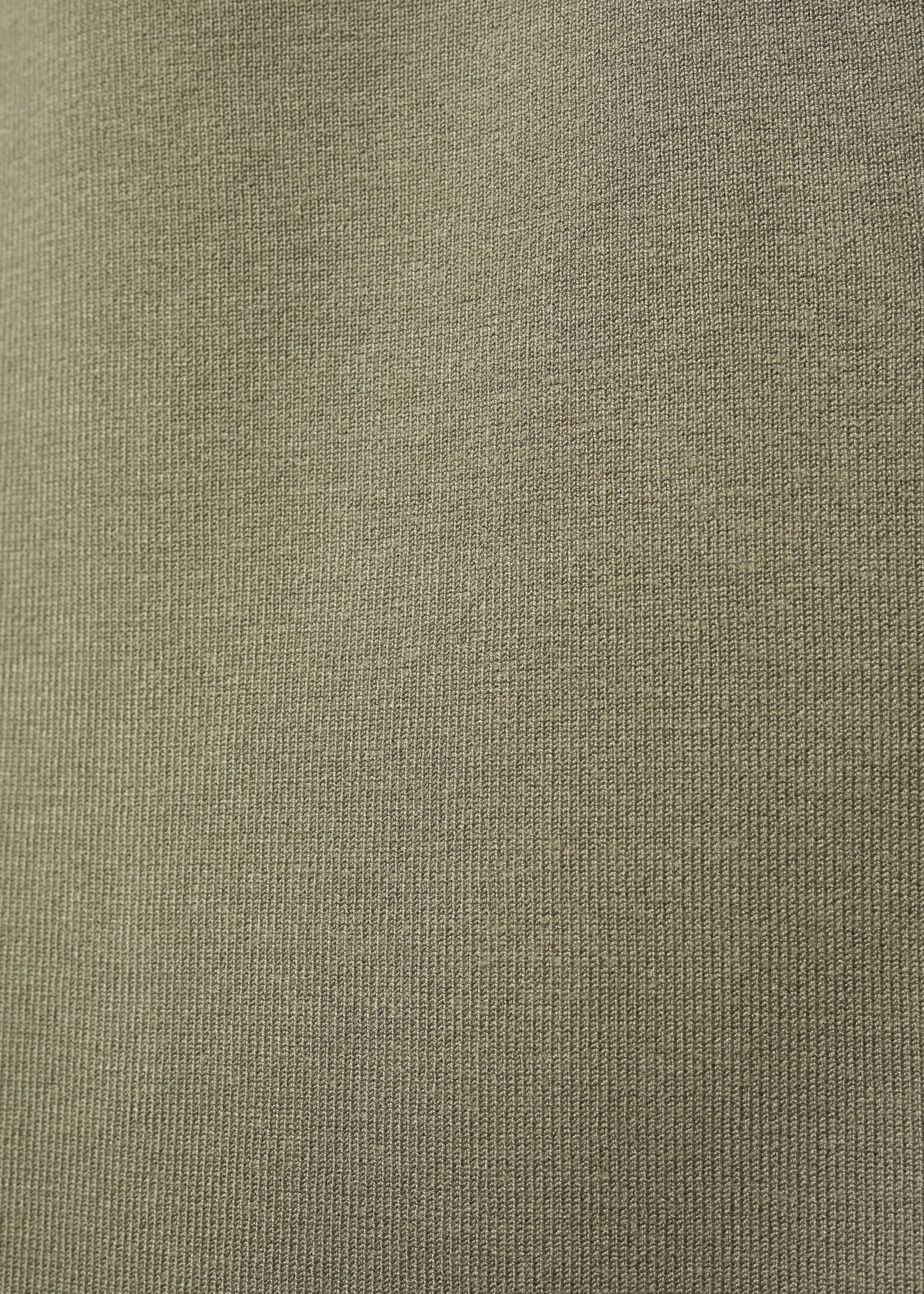 Knitted top with wide straps - Details of the article 8, Khaki. Ref: 67045739-00.