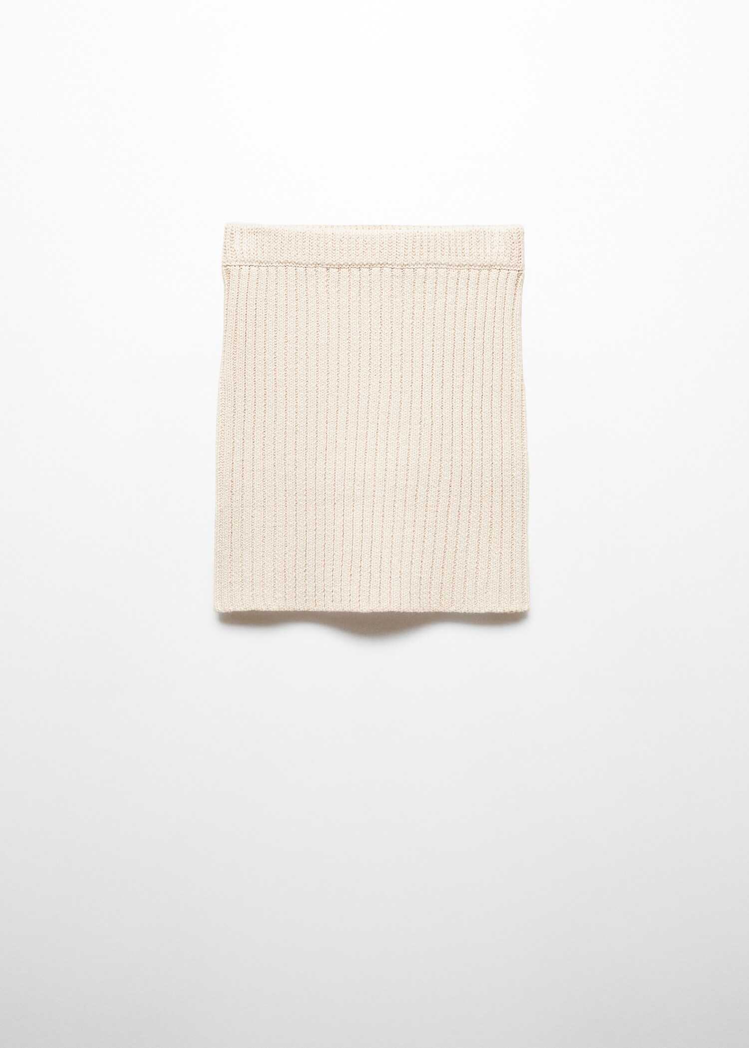 Short knitted skirt - Article without model