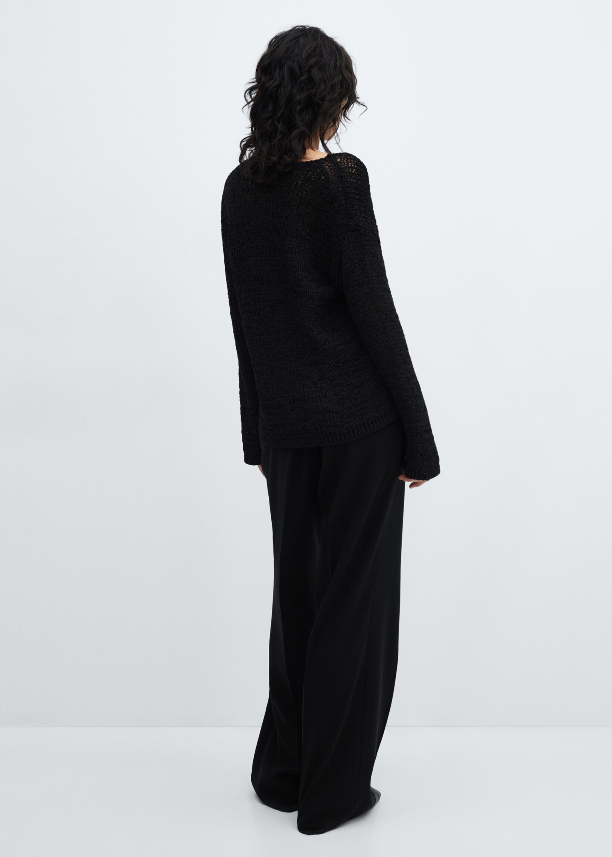 Pull maille col bateau - Verso de l’article