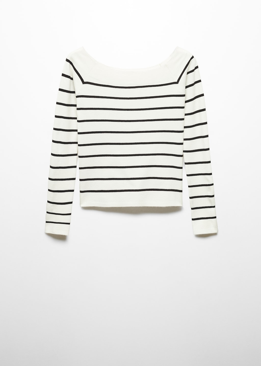 Off-the-shoulder knitted sweater - Women | MANGO OUTLET USA