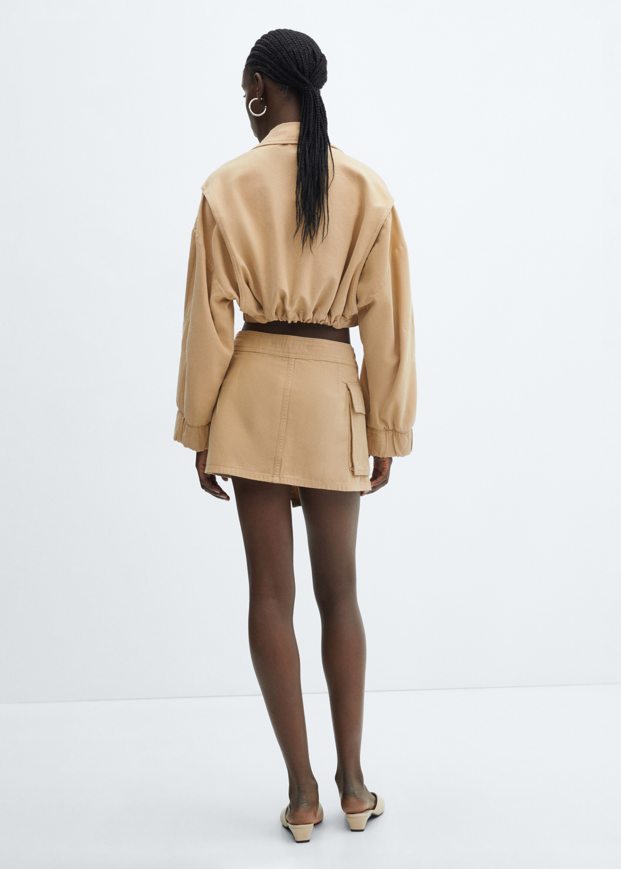 Cargo miniskirt - Reverse of the article