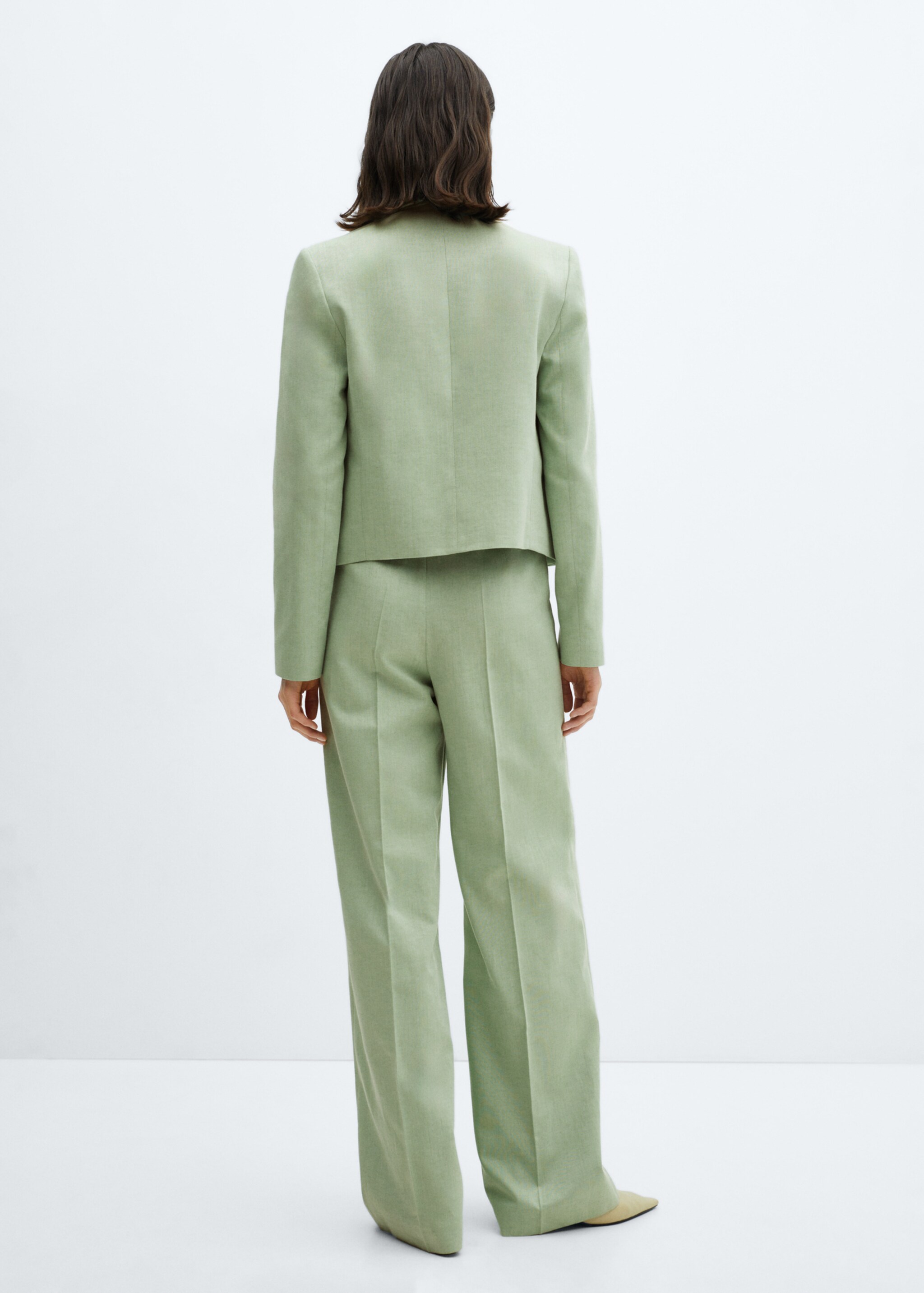 Pantalon costume wideleg à pinces - Verso de l’article