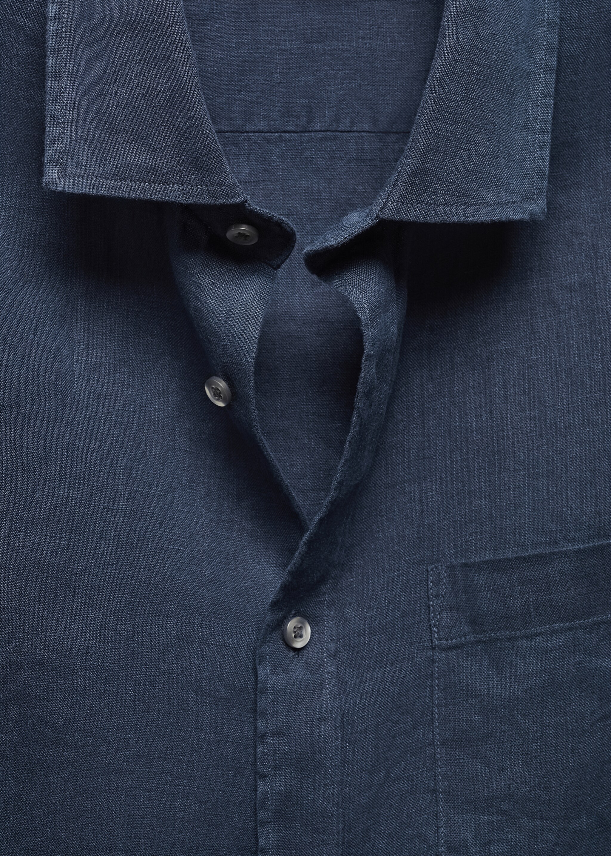 Classic-Fit-Hemd aus 100 % Leinen - Detail des Artikels 8