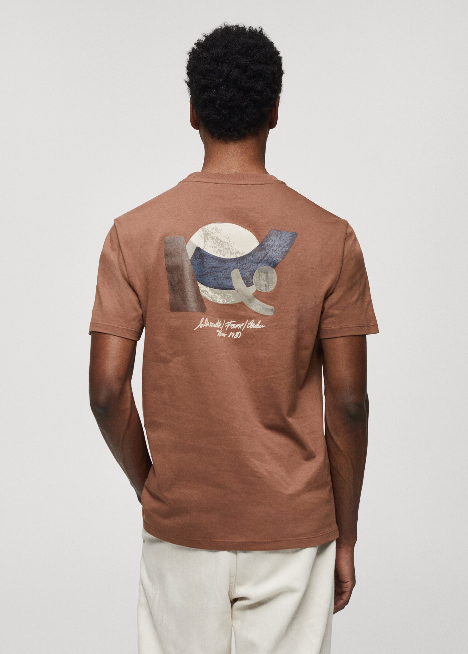 100% cotton t-shirt with printed detail - Reverse of the article