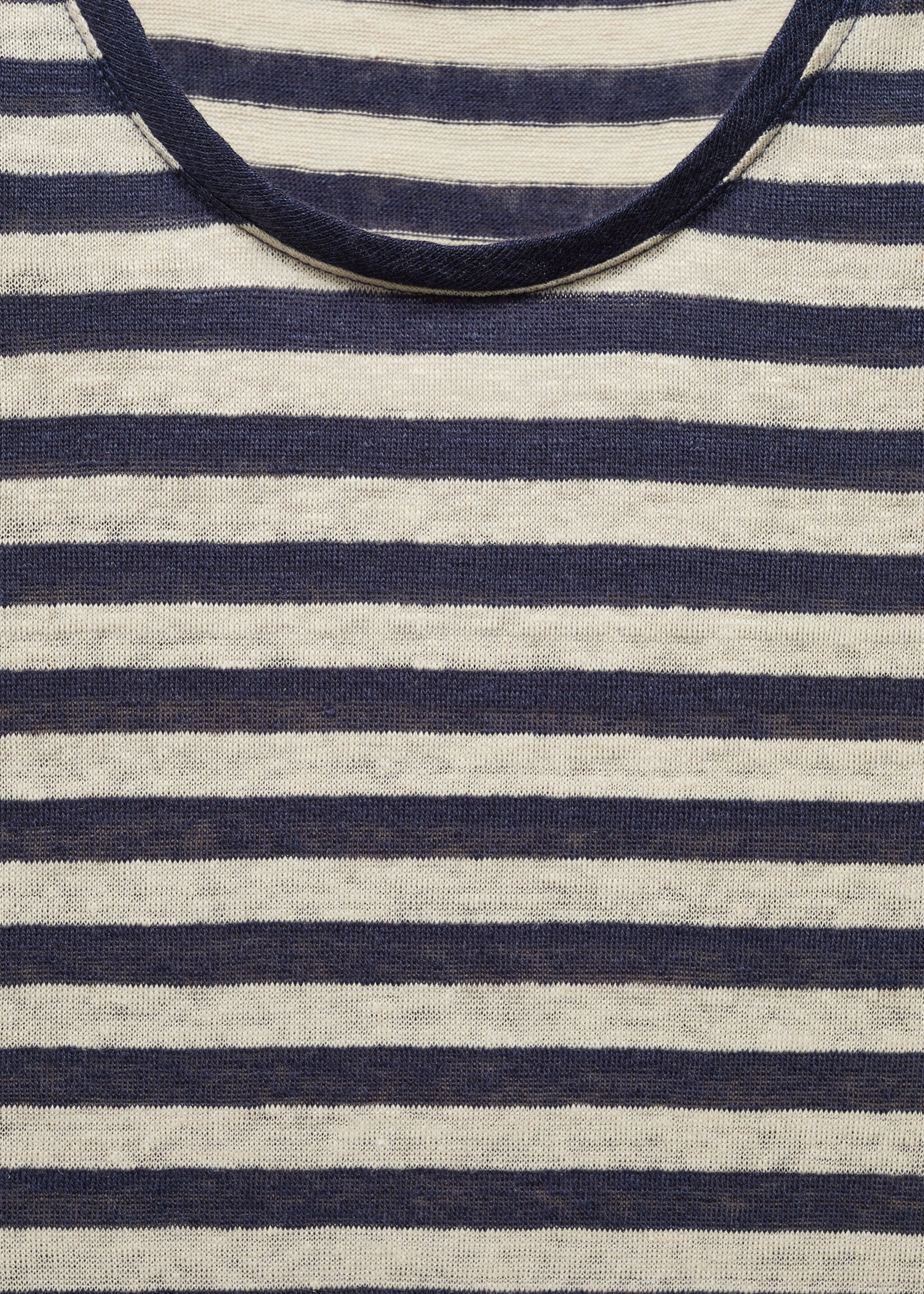 Randig t-shirt 100 % linne - Detaljer om artikeln 8