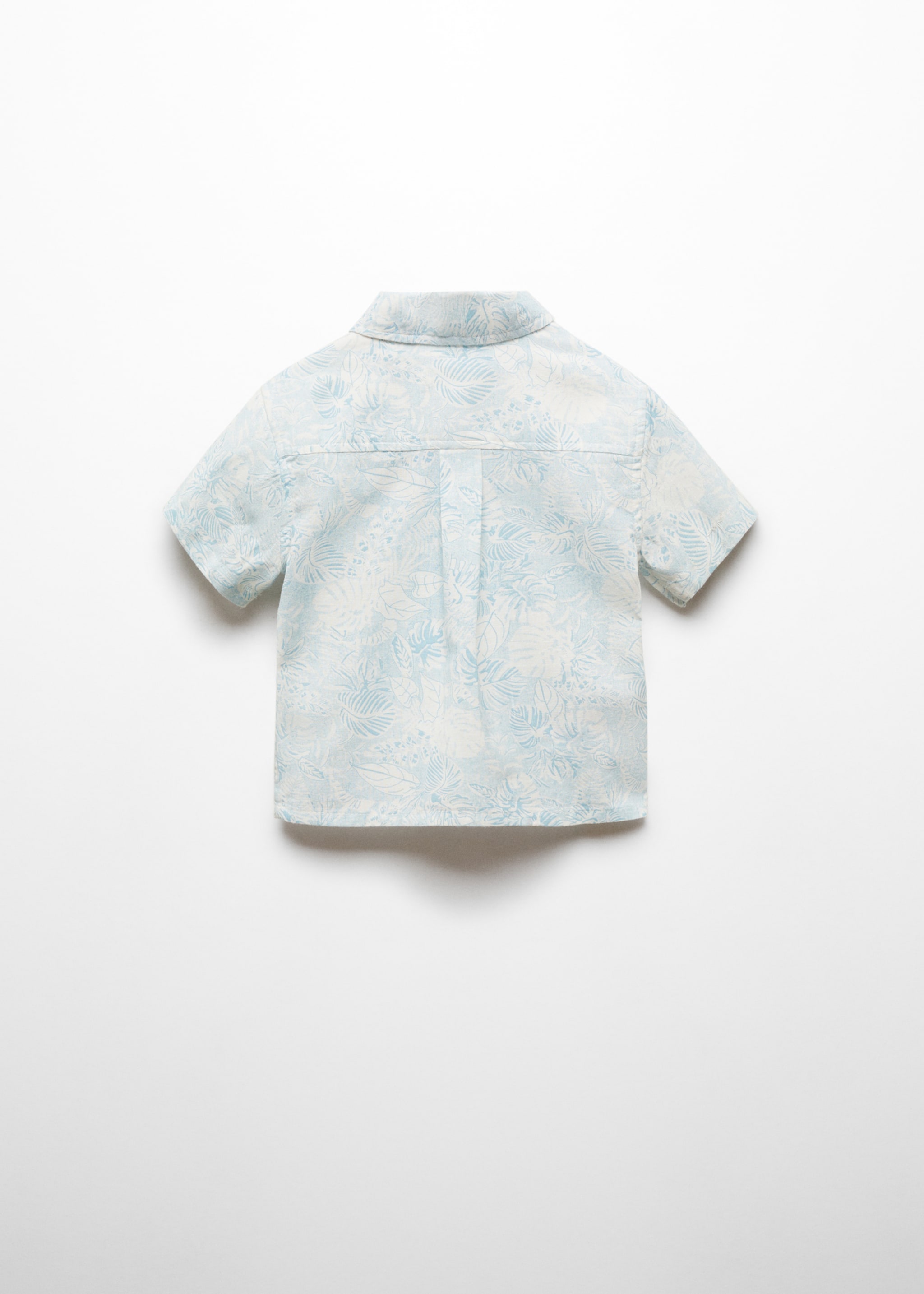 Printed short-sleeved shirt - Reverse of the article